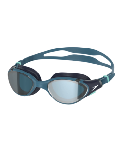 Unisex Adult Biofuse 2.0 Anti Fog Mirror Lens Swim Goggles For Men and Women - Sna Black & Grey