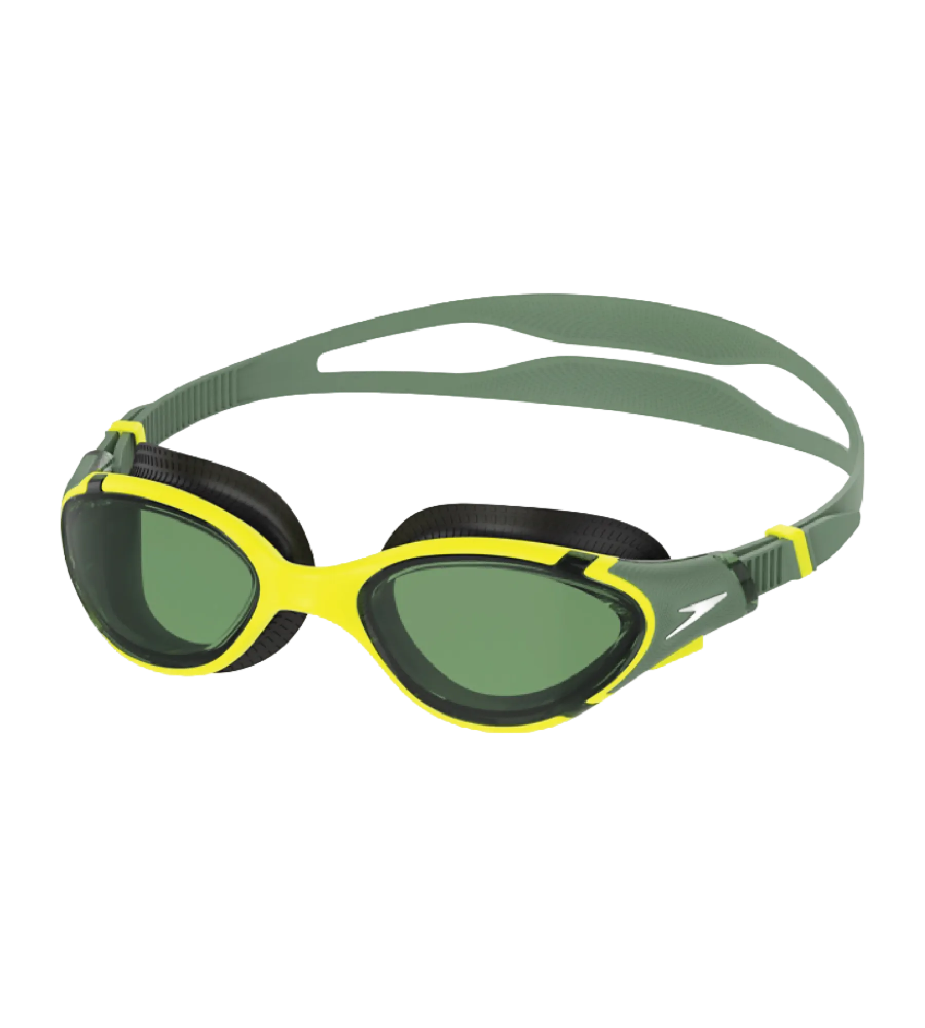 Unisex Adult Biofuse 2.0 Anti Fog Coated Swim Goggles For Men and Women - Black & Glacier Grey