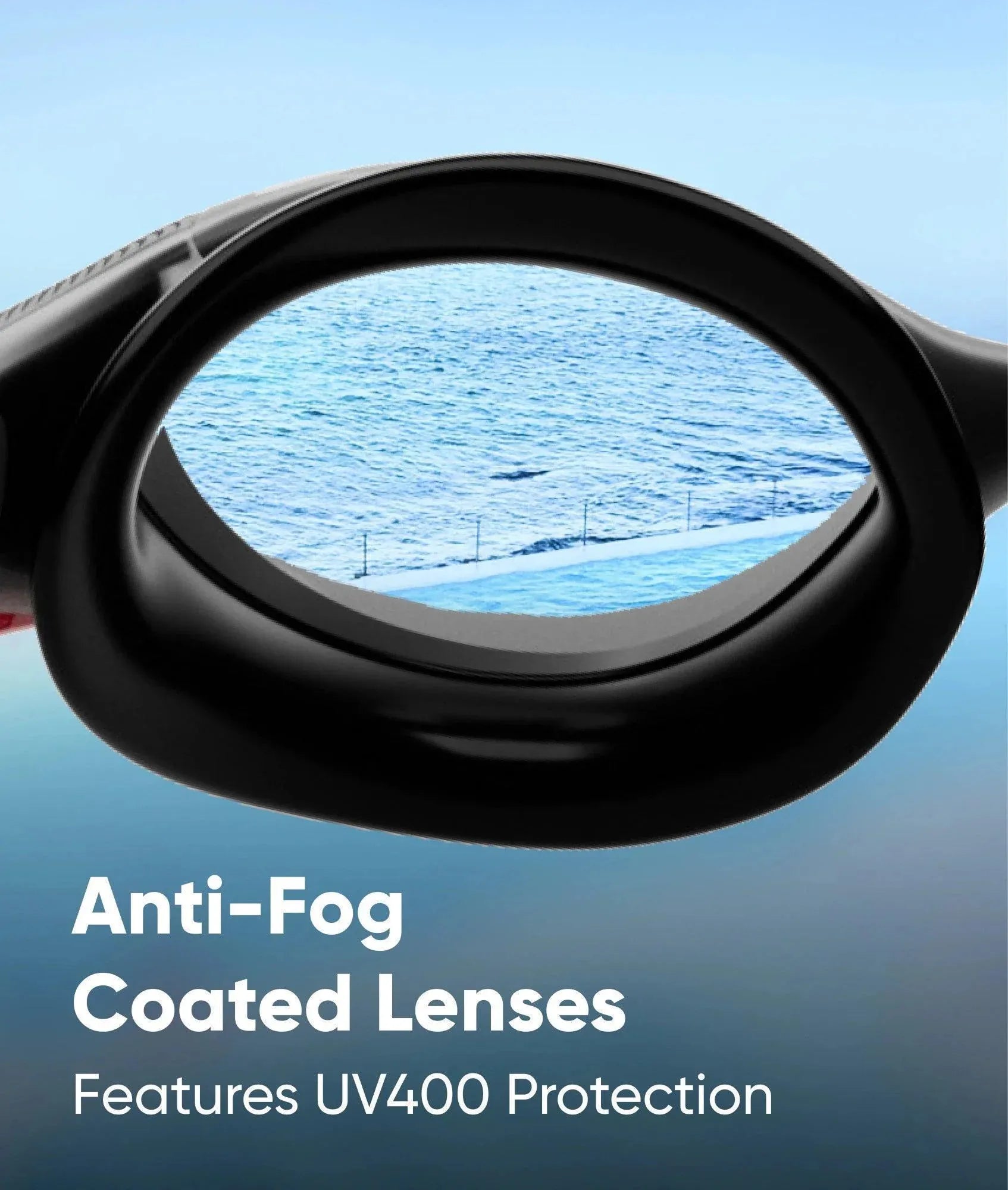 Unisex Adult Biofuse 2.0 Smoke-Lens Swim Goggles - White & Smoke - Image 11
