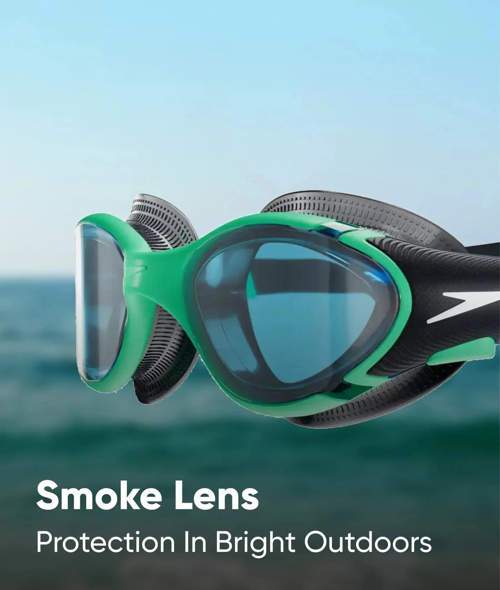 Unisex Adult Biofuse 2.0 Smoke-Lens Swim Goggles - White & Smoke - Image 20