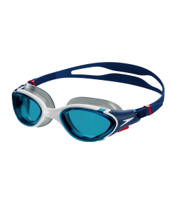 Unisex Adult Biofuse 2.0 Blue Tint Lens Swim Goggles - Blue & White