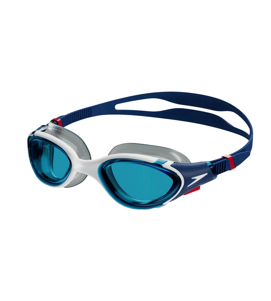 Unisex Adult Biofuse 2.0 Blue Tint Lens Swim Goggles - Blue & White