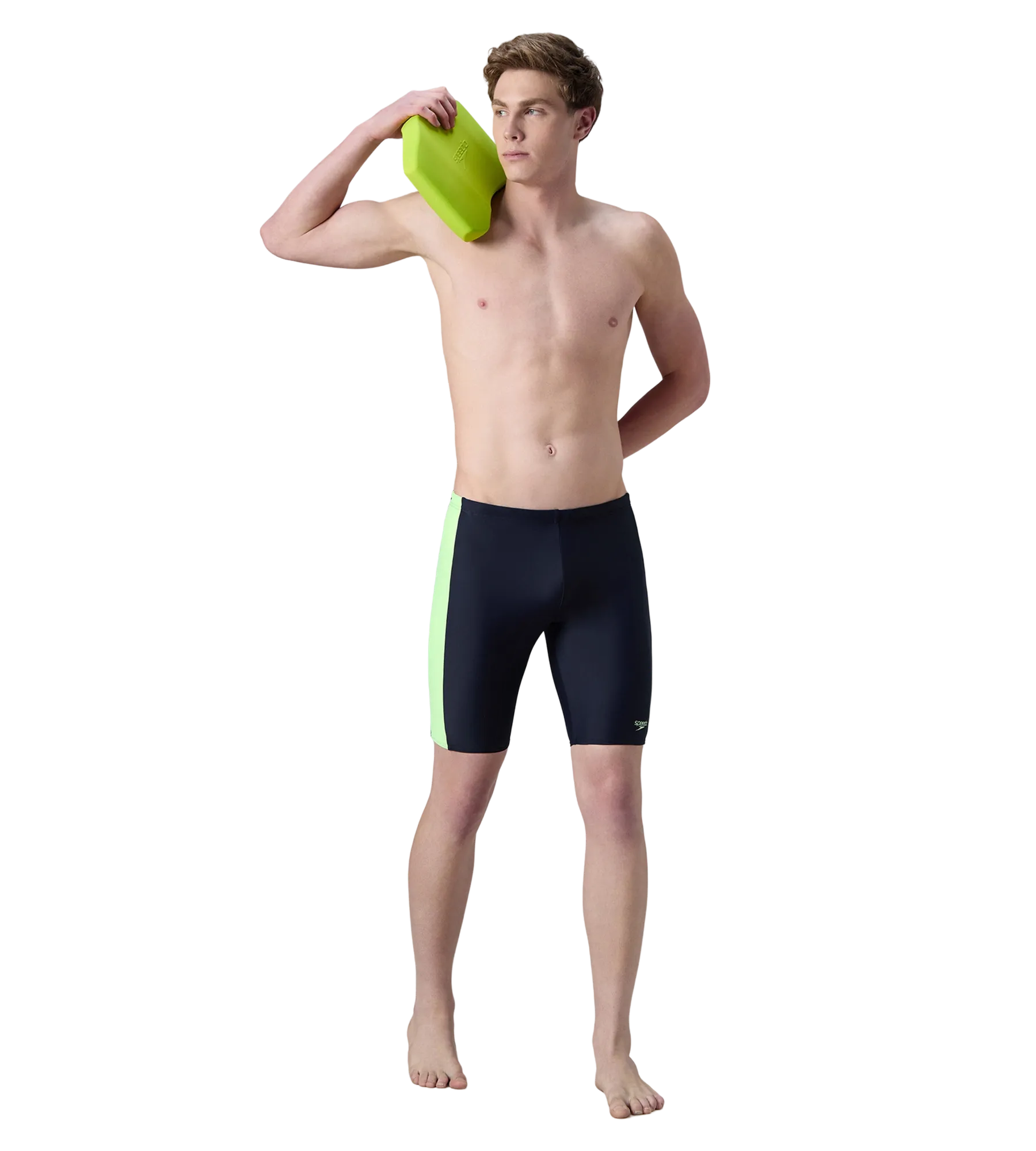 Men's Endurance10 Panel Print Dive Jammer - True Navy & Pale Clover - Image 6