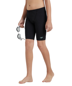 Boy's Endurance+ Essential V-Cut Jammer - Black & Arctic Glass