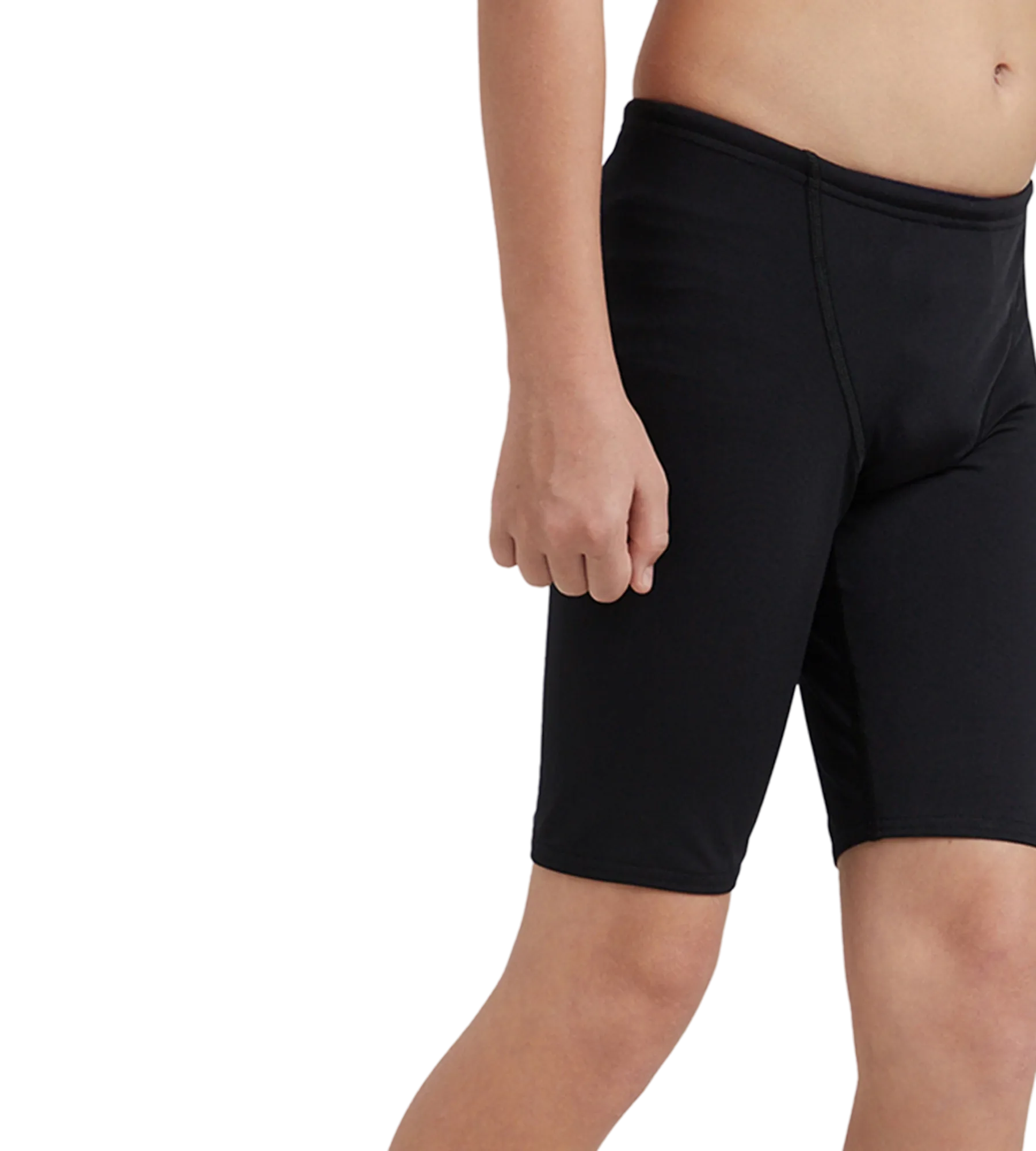 Boy's Endurance+ Essential V-Cut Jammer - Black & Arctic Glass - Image 4
