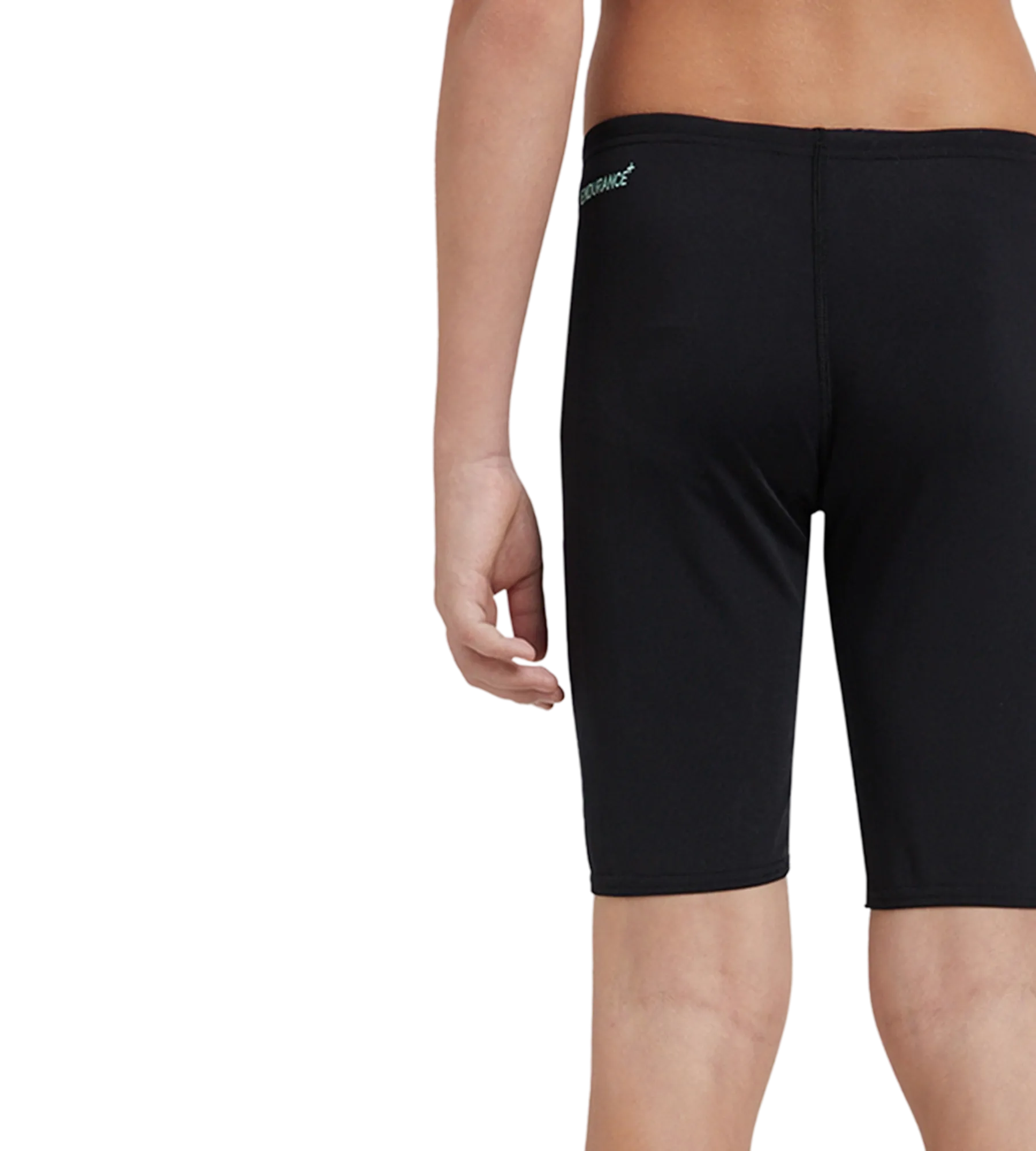 Boy's Endurance+ Essential V-Cut Jammer - Black & Arctic Glass - Image 5