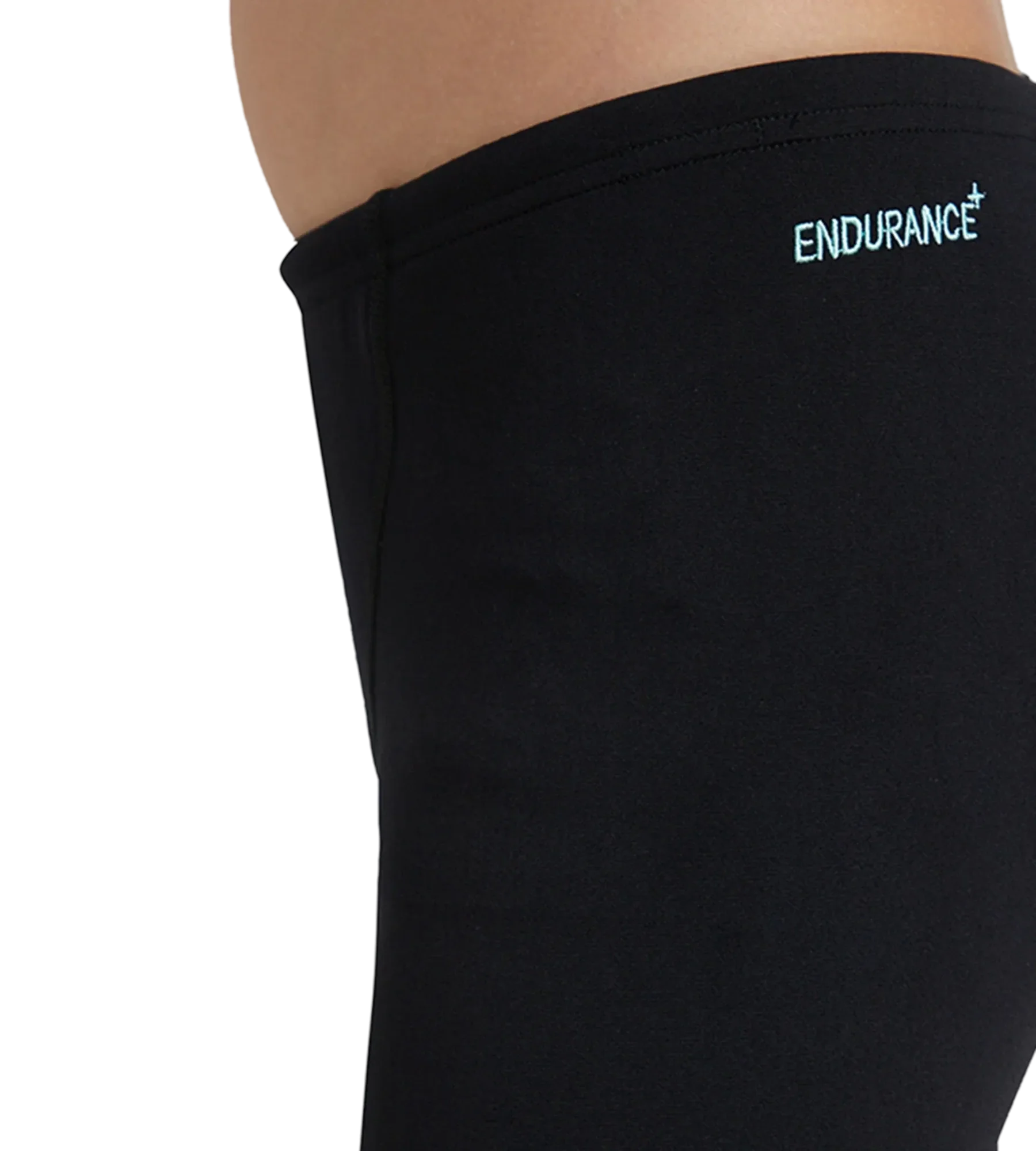 Boy's Endurance+ Essential V-Cut Jammer - Black & Arctic Glass - Image 9