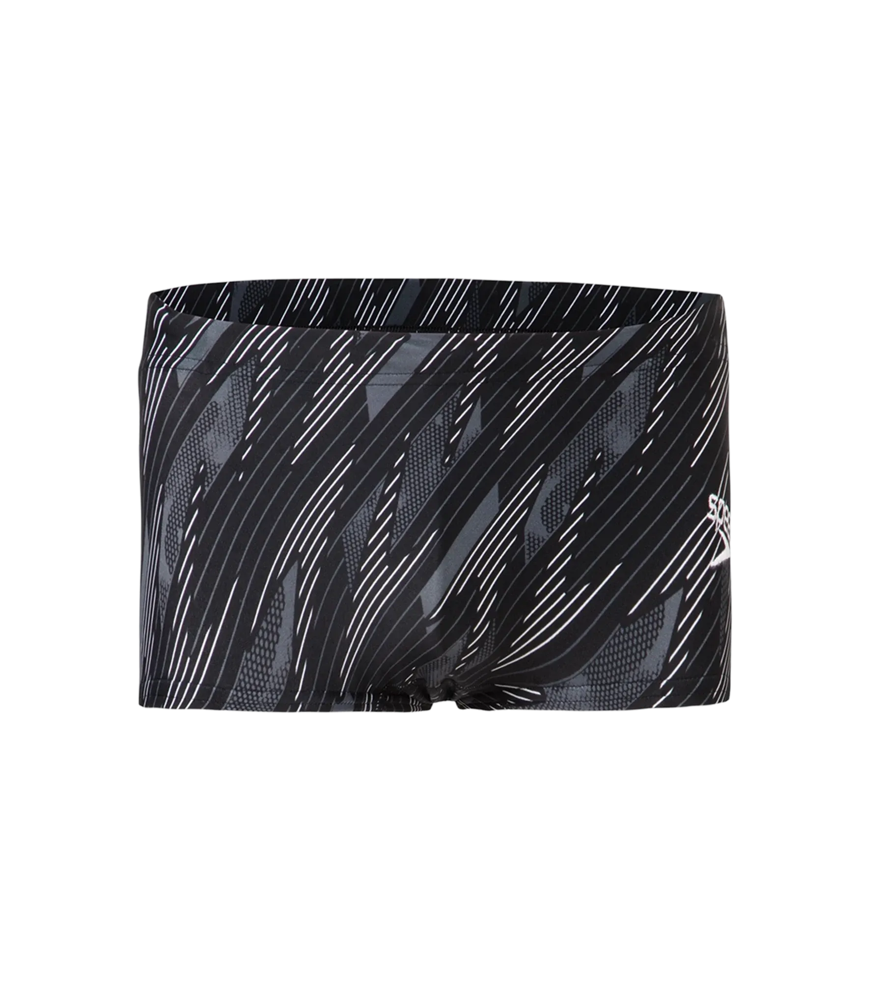 Men's Endurance10 Hyperboom Print Brief - Black. Usa Charcoal & White - Image 11
