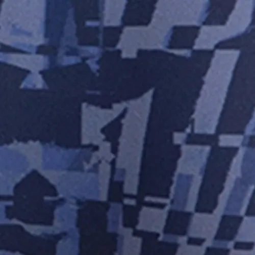 Men's Endurance10 All Over Print Brief - Peacoat. Cerulean Blue & White - Image 2