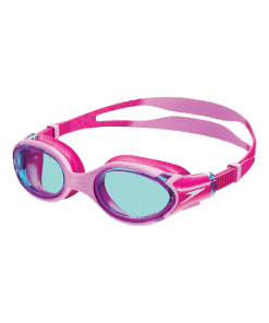 Unisex Kids Biofuse 2.0 Anti Fog Coated Lens Swim Goggles For Boys and Girls - Flamingo Pink & Electric Pink