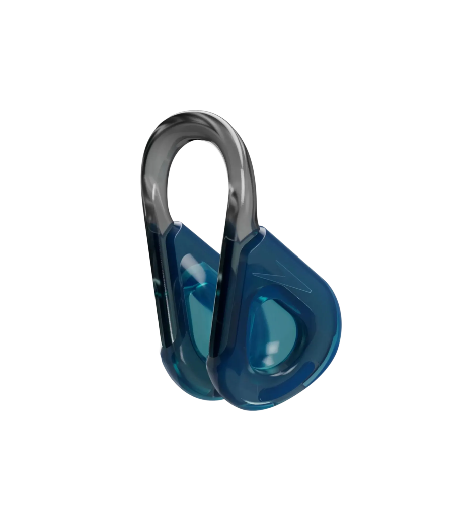 Unisex Adult Biofuse Textured Pad Nose Clip - Blue & Grey