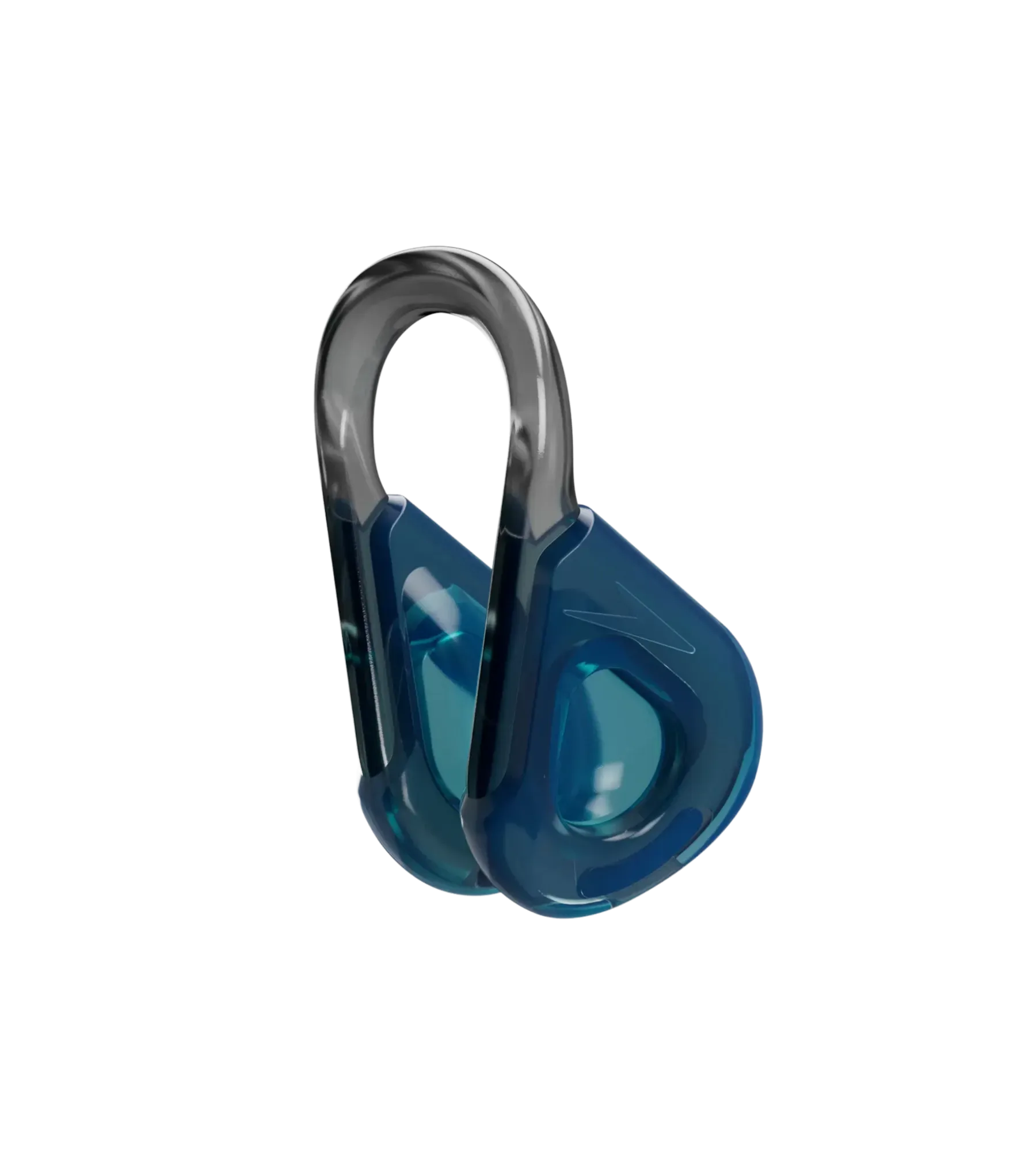 Unisex Adult Biofuse Textured Pad Nose Clip - Blue & Grey - Image 2