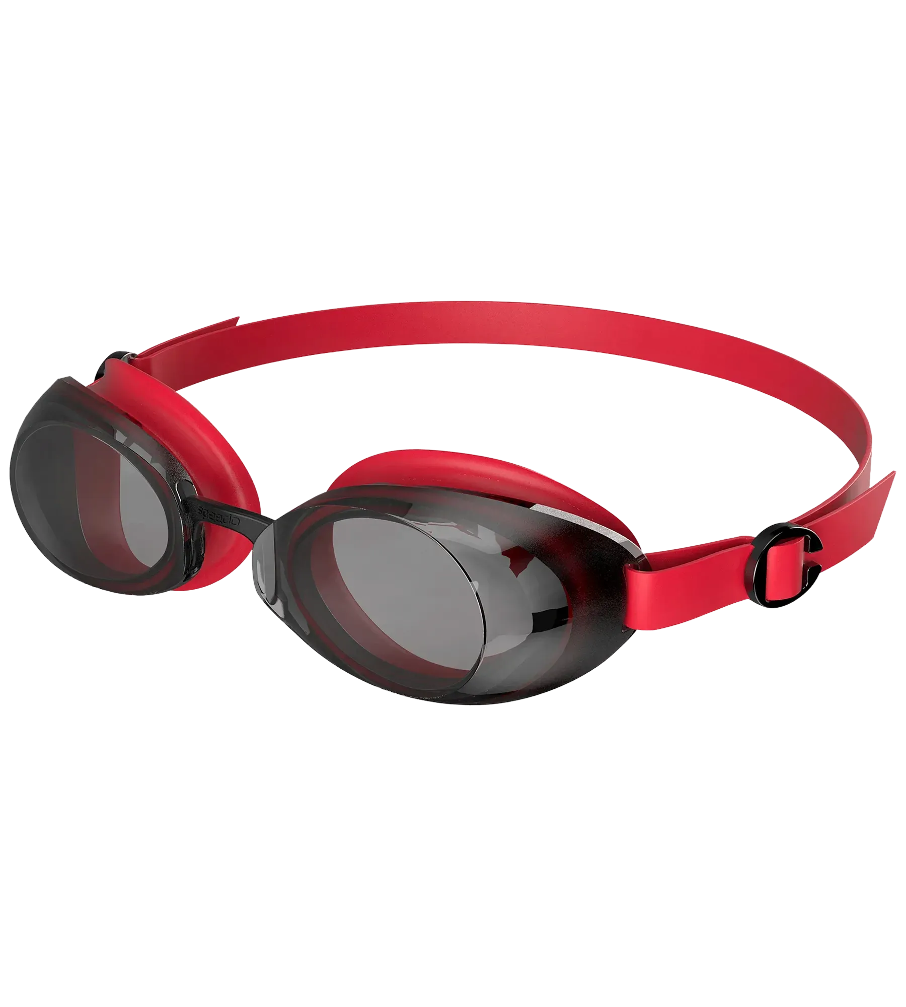 Unisex Adult Jet 2.0 Smoke Tint Anti Fog Lens Swim Goggles - Red & Smoke