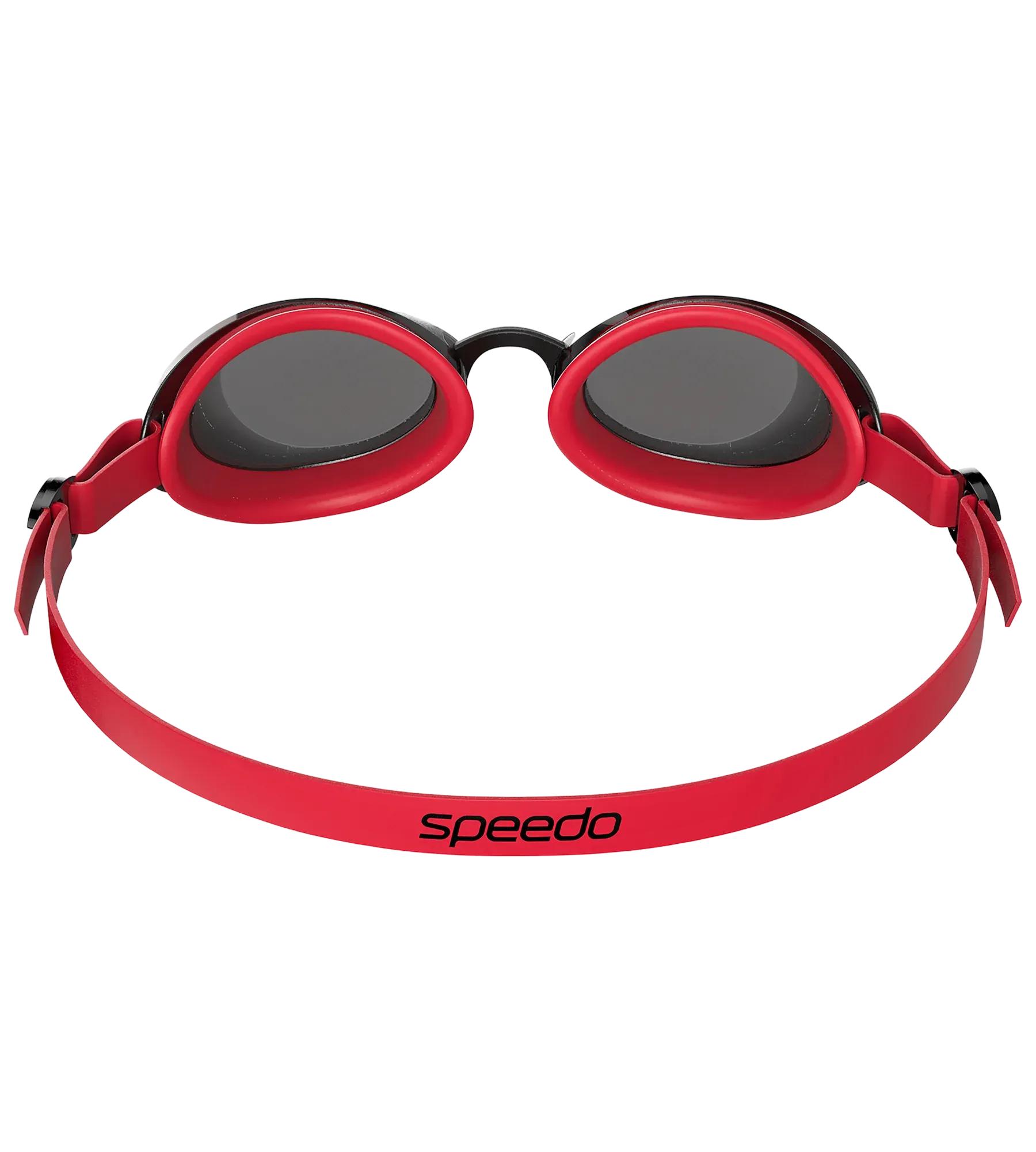 Unisex Adult Jet 2.0 Smoke Tint Anti Fog Lens Swim Goggles - Red & Smoke - Image 3