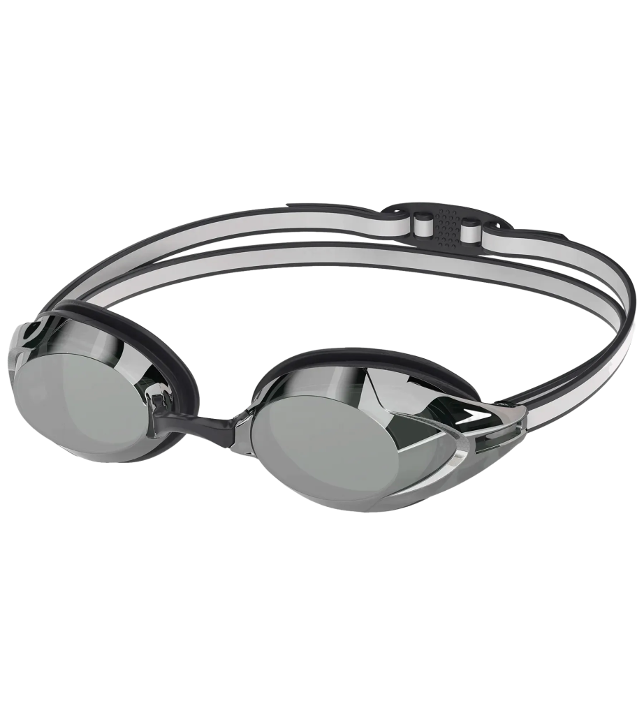 Unisex Adult Vanquisher 3.0 Mirror Smoke Lens Swim Goggles - Black