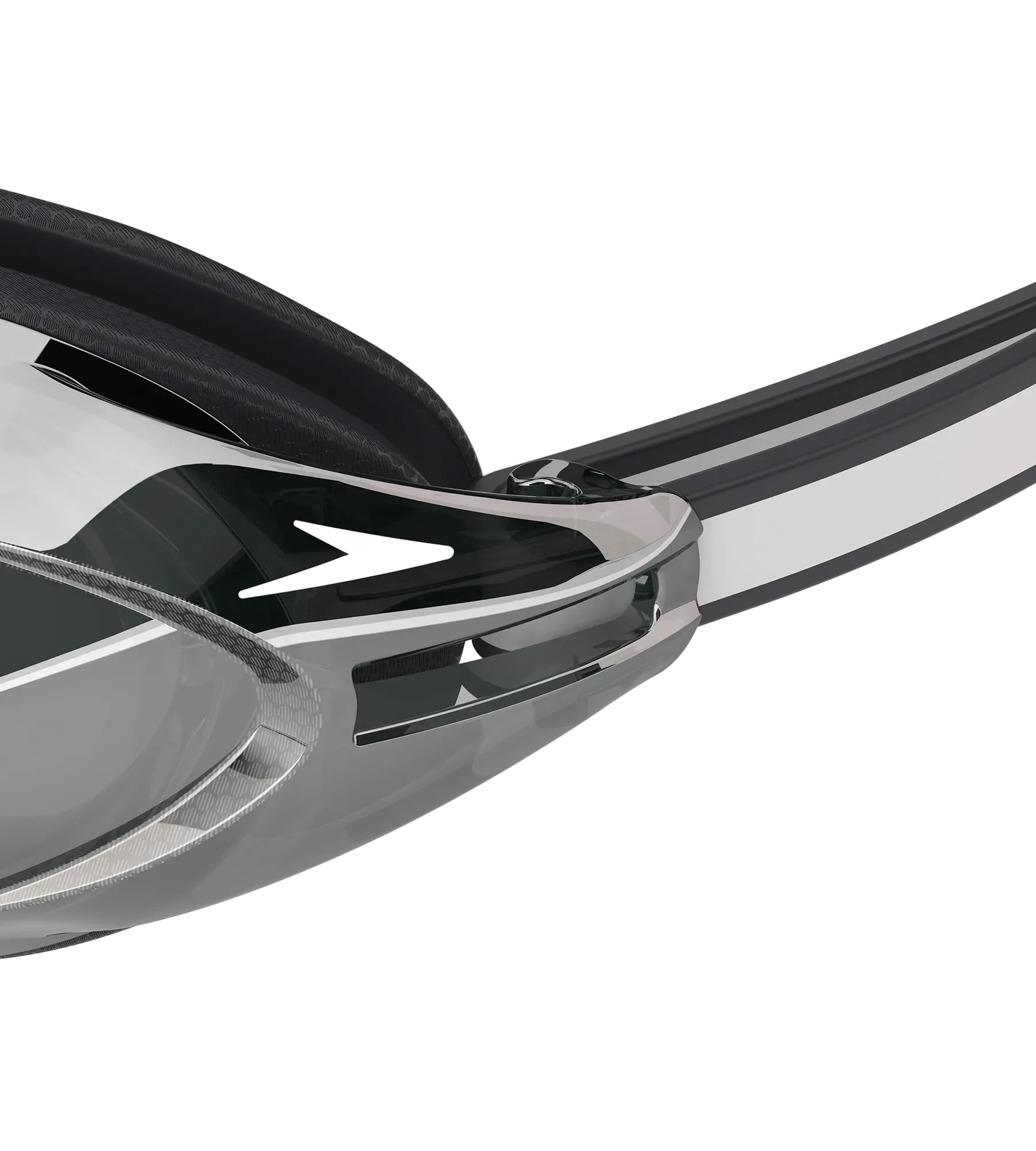 Unisex Adult Vanquisher 3.0 Mirror Smoke Lens Swim Goggles - Black - Image 7