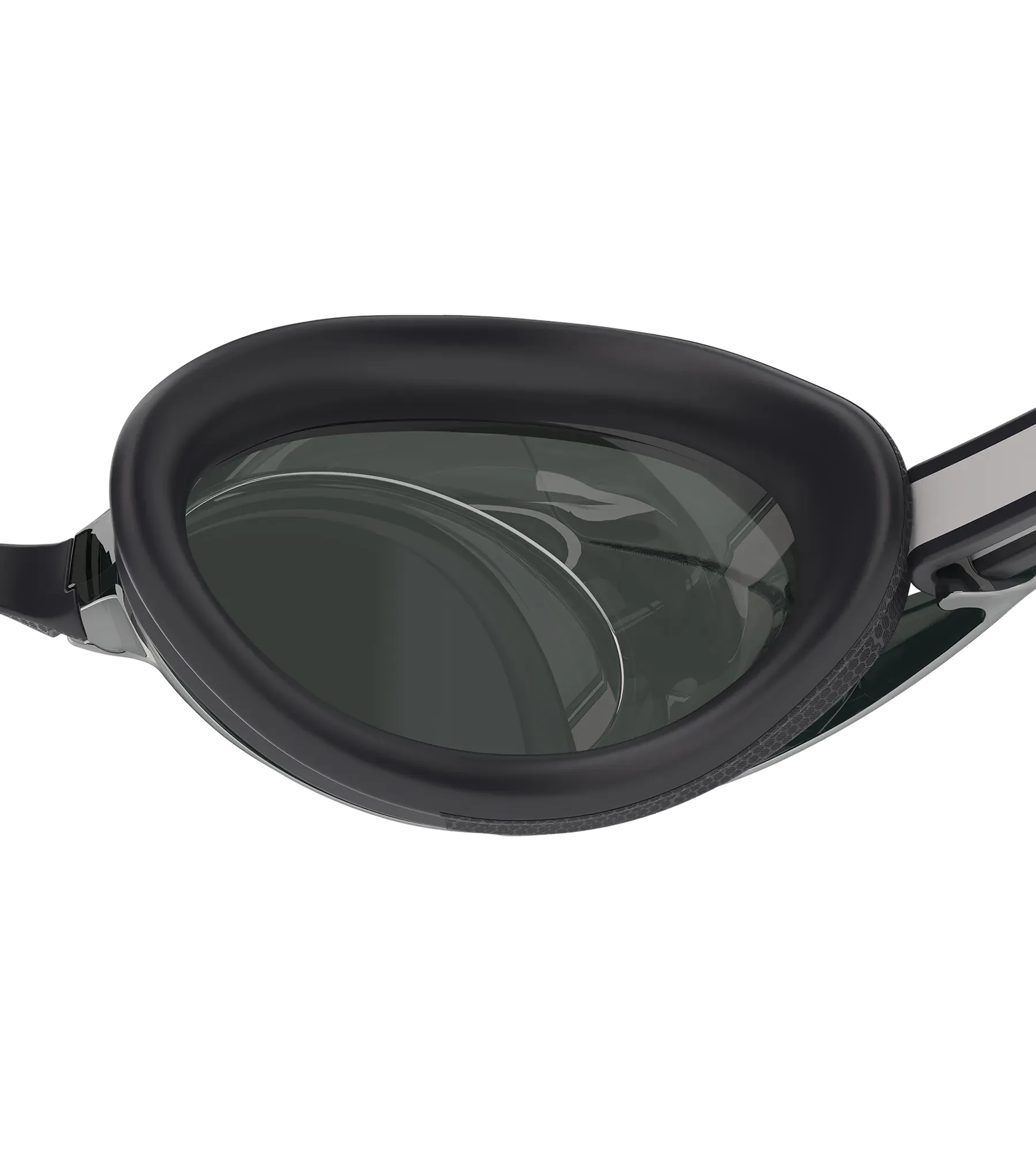 Unisex Adult Vanquisher 3.0 Mirror Smoke Lens Swim Goggles - Black - Image 8
