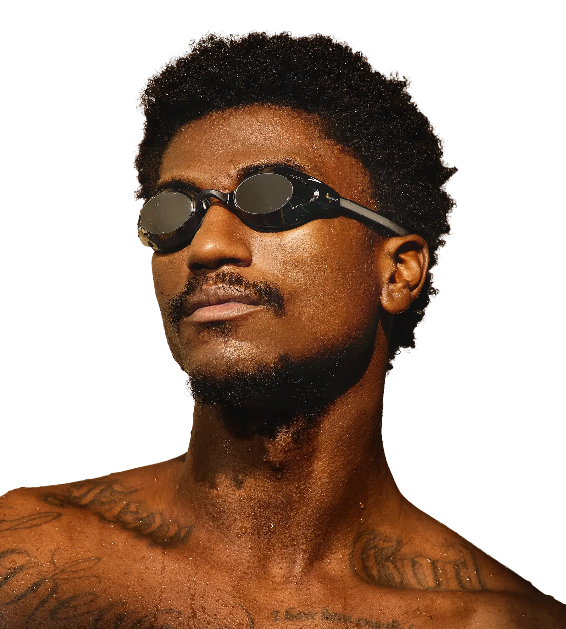 Unisex Adult Vanquisher 3.0 Mirror Smoke Lens Swim Goggles - Black - Image 9