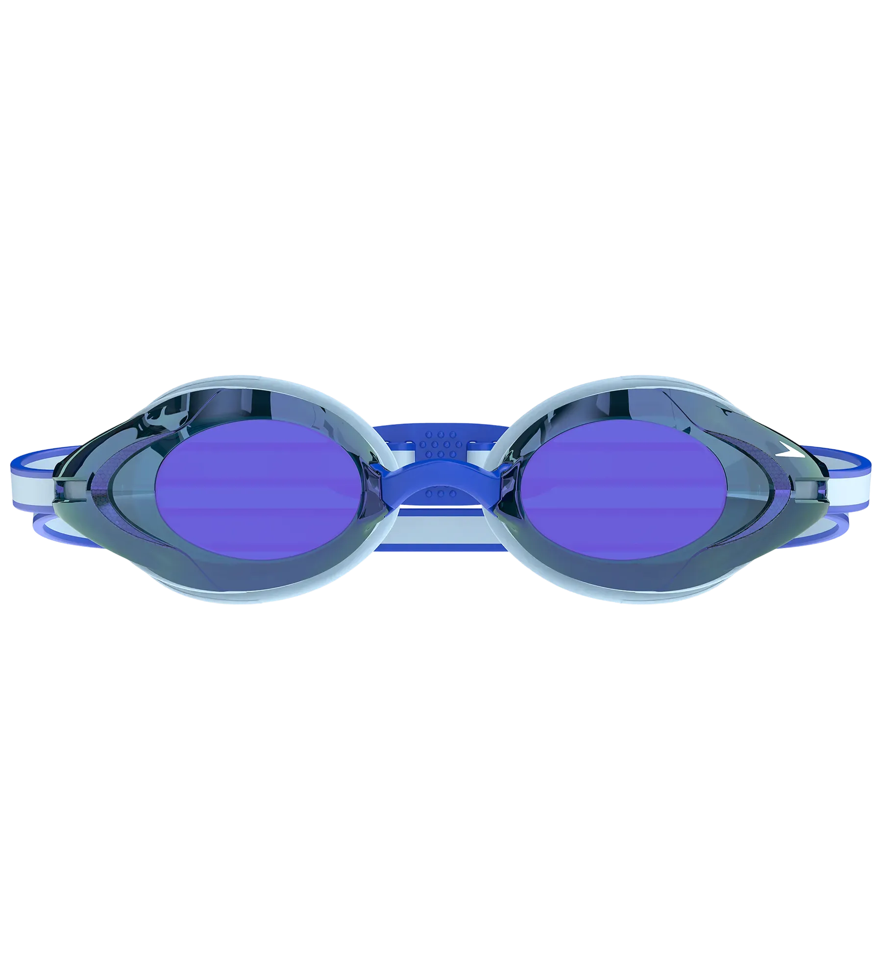 Unisex Adult Vanquisher 3.0 Mirror Blue Lens Swim Goggles - Blue - Image 3