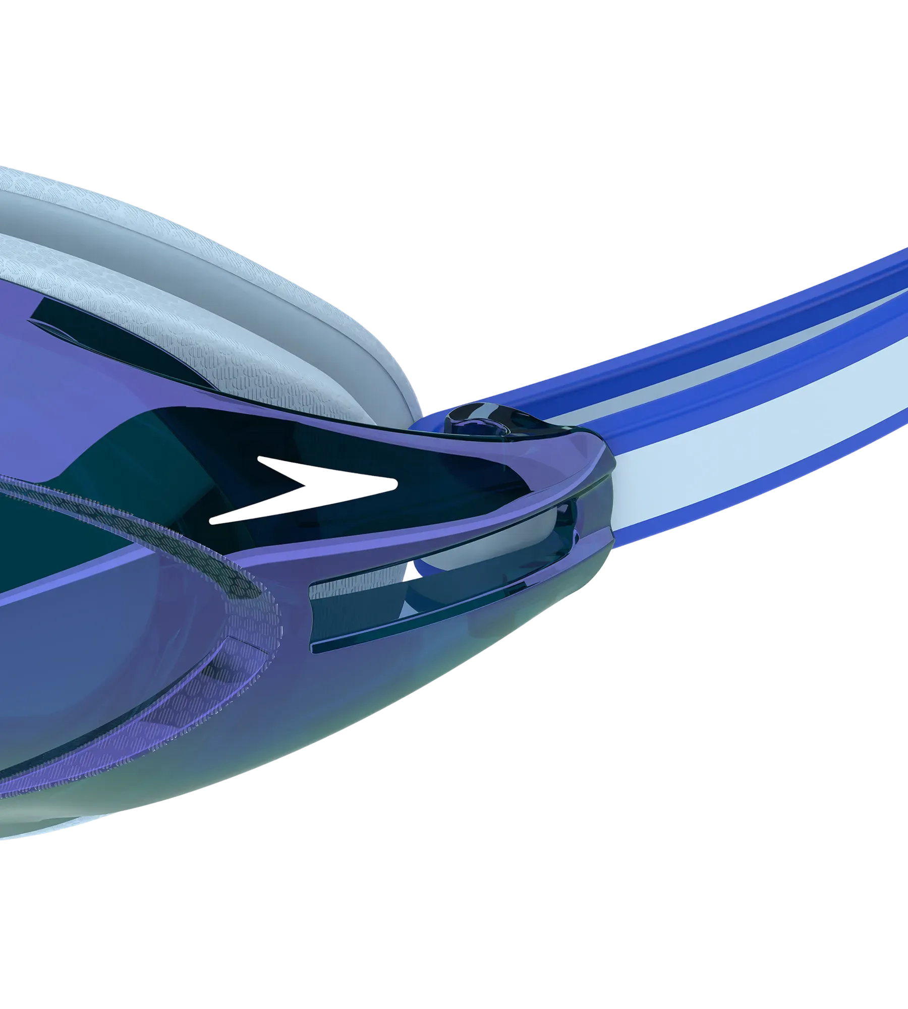 Unisex Adult Vanquisher 3.0 Mirror Blue Lens Swim Goggles - Blue - Image 7