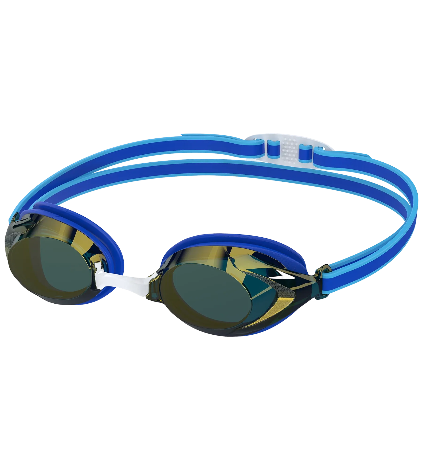 Unisex Kids Vanquisher 3.0 Mirror Lens Swim Goggles (Age Range - 6-14 Years) - Blue - Image 2