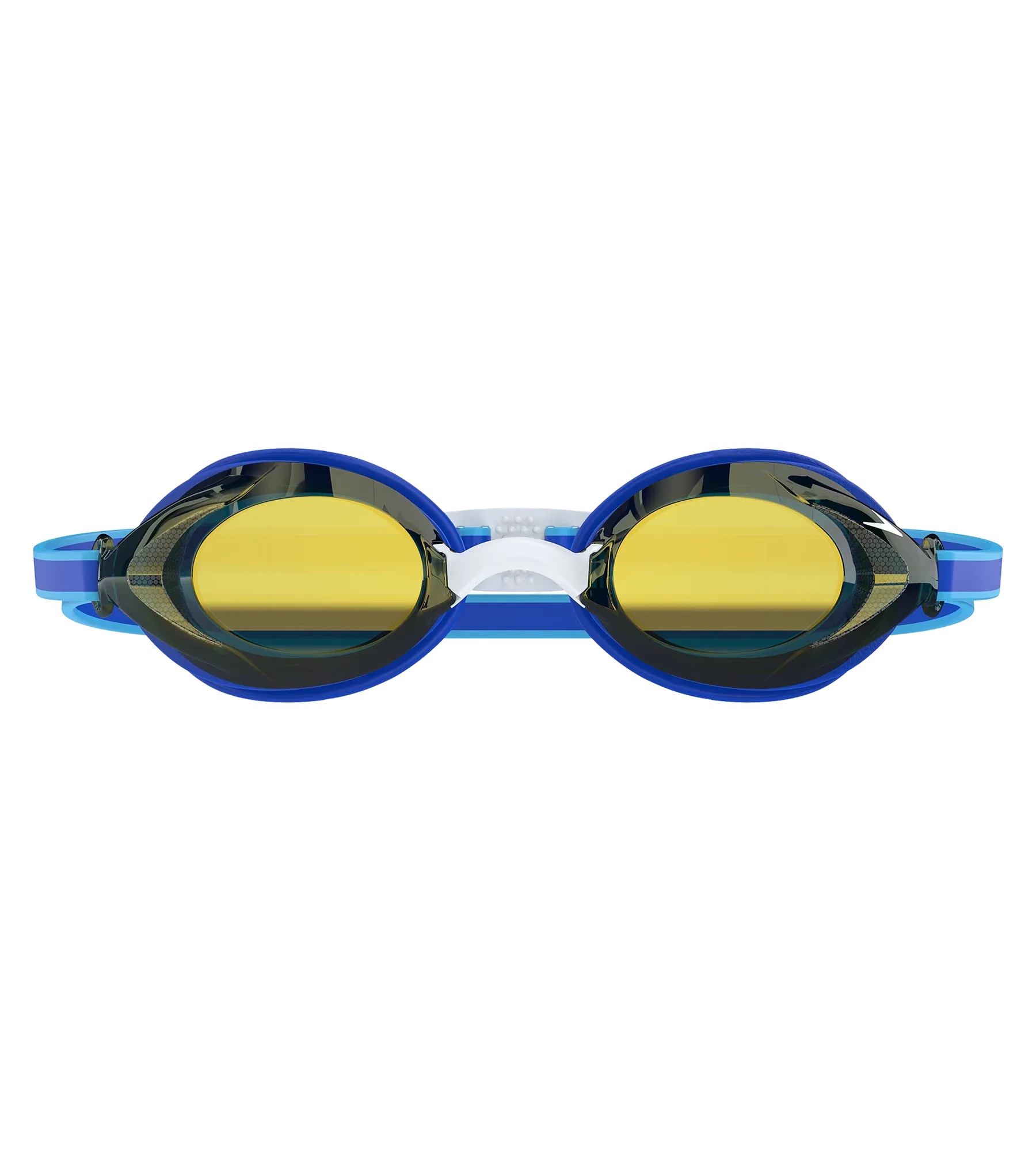 Unisex Kids Vanquisher 3.0 Mirror Lens Swim Goggles (Age Range - 6-14 Years) - Blue - Image 3