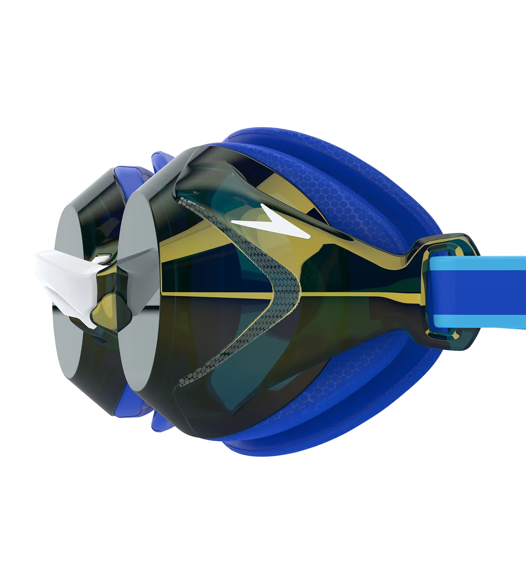 Unisex Kids Vanquisher 3.0 Mirror Lens Swim Goggles (Age Range - 6-14 Years) - Blue - Image 4