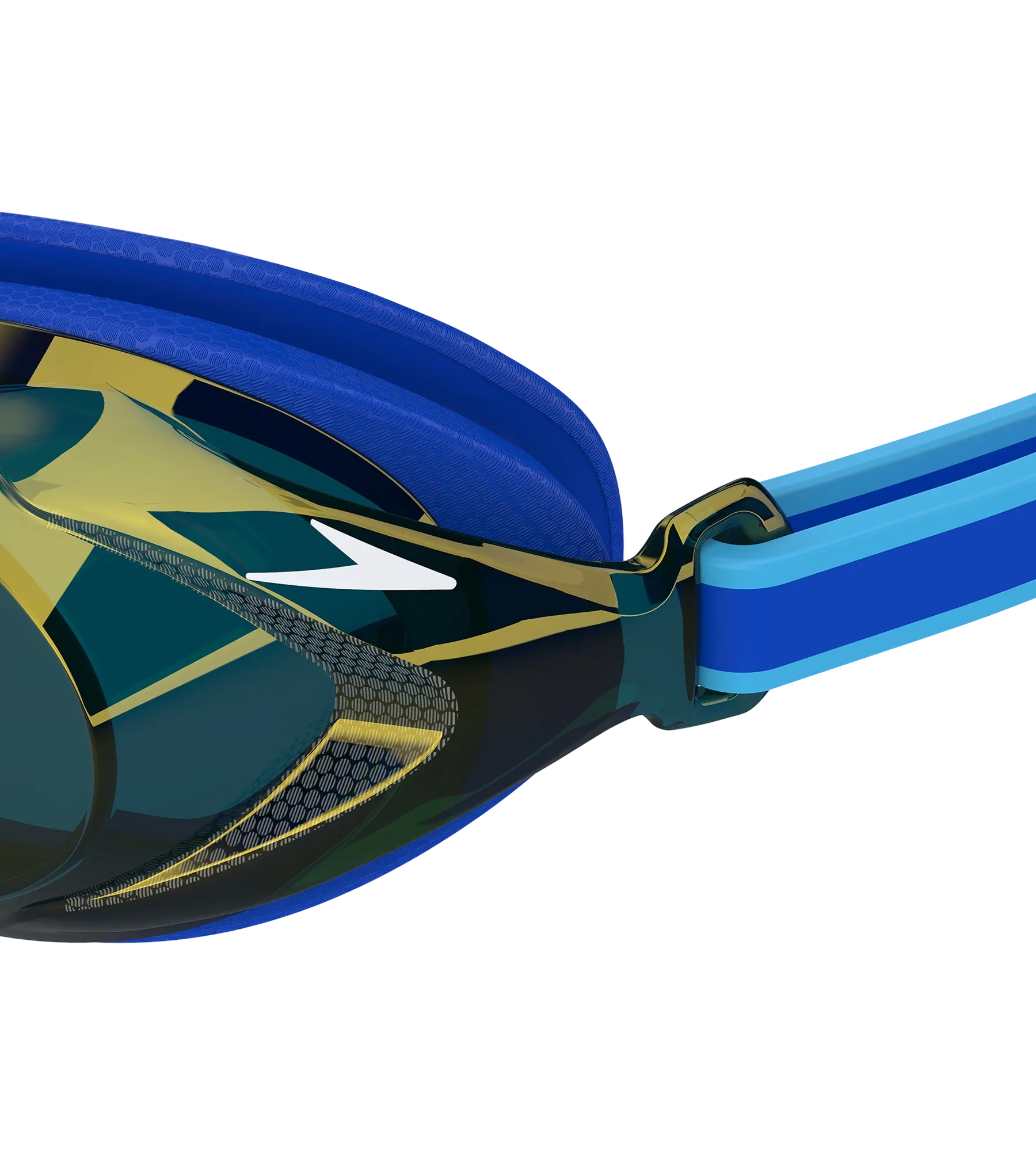 Unisex Kids Vanquisher 3.0 Mirror Lens Swim Goggles (Age Range - 6-14 Years) - Blue - Image 7