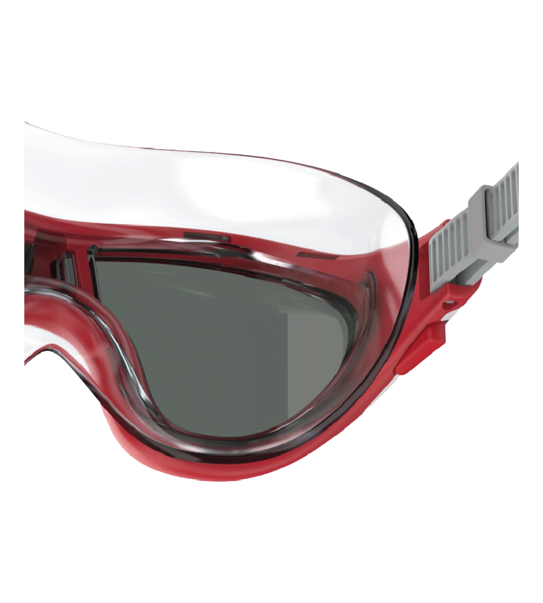 Unisex Kids Biofuse 2.0 Mask Anti Fog Coated Lens Swim Goggles For Boys and Girls - High Risk Red - Image 4