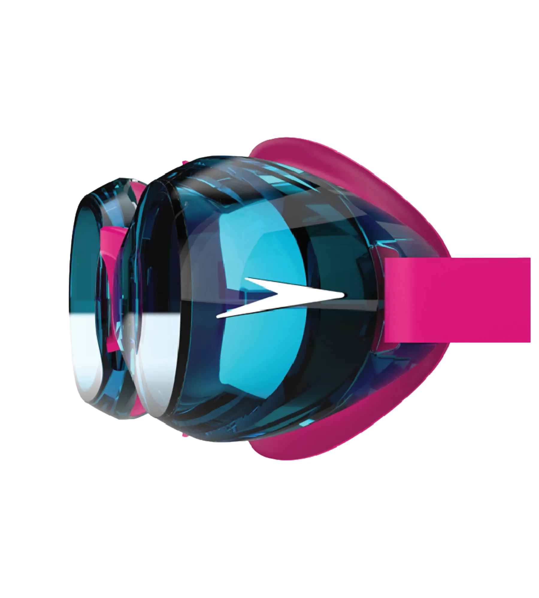 Kids Jet 2.0 Anti Fog Coated Lens Swim Goggles For Tots - Pink - Image 5