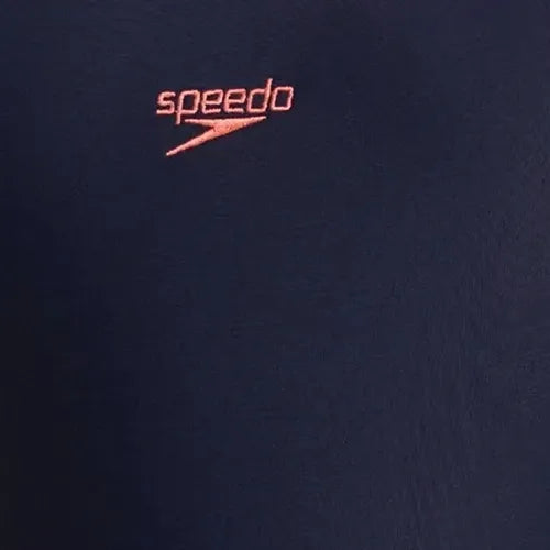 Girl's Endurance10 Lycra Racerback V-Cut One Piece Swimuit - True Navy & Coral Sands - Image 12