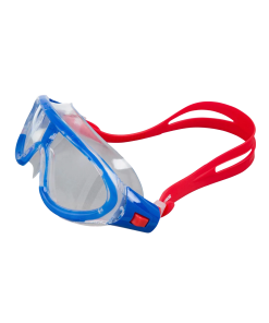 Unisex Kids Rift Clear-Lens Goggles - Lava Red & Beautiful Blue