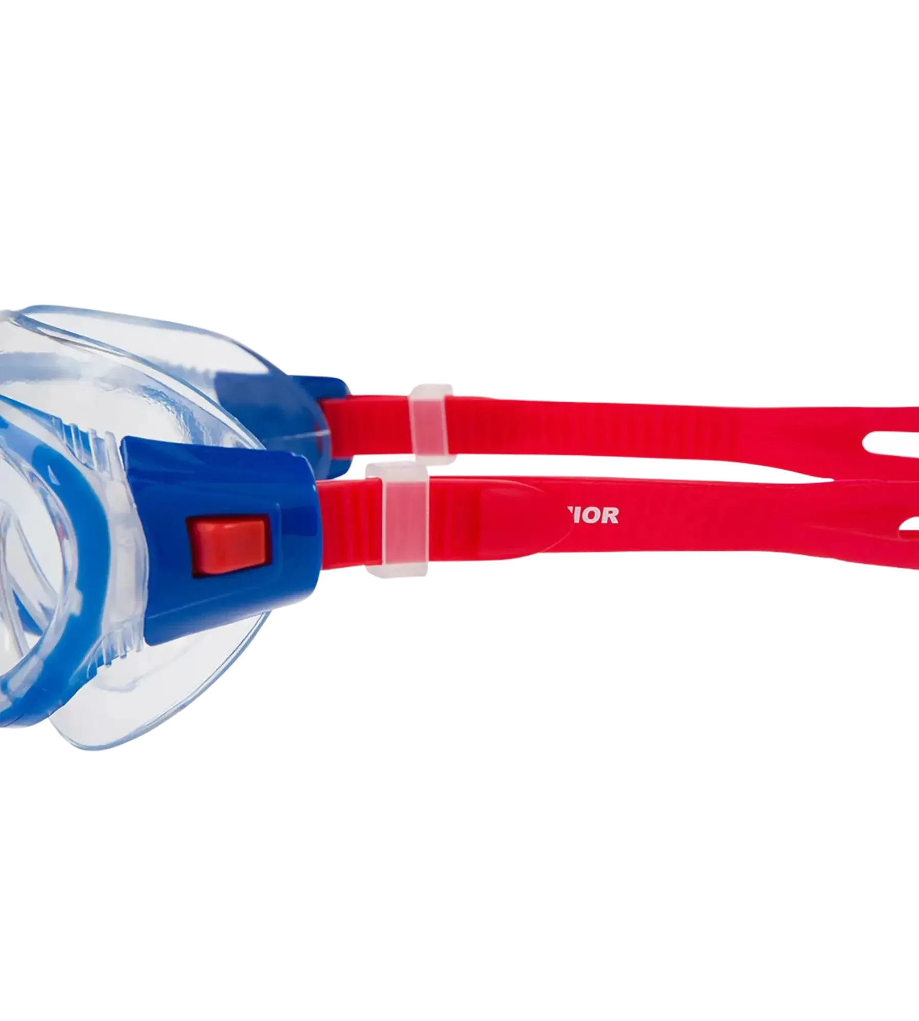 Unisex Kids Rift Clear-Lens Goggles - Lava Red & Beautiful Blue - Image 5