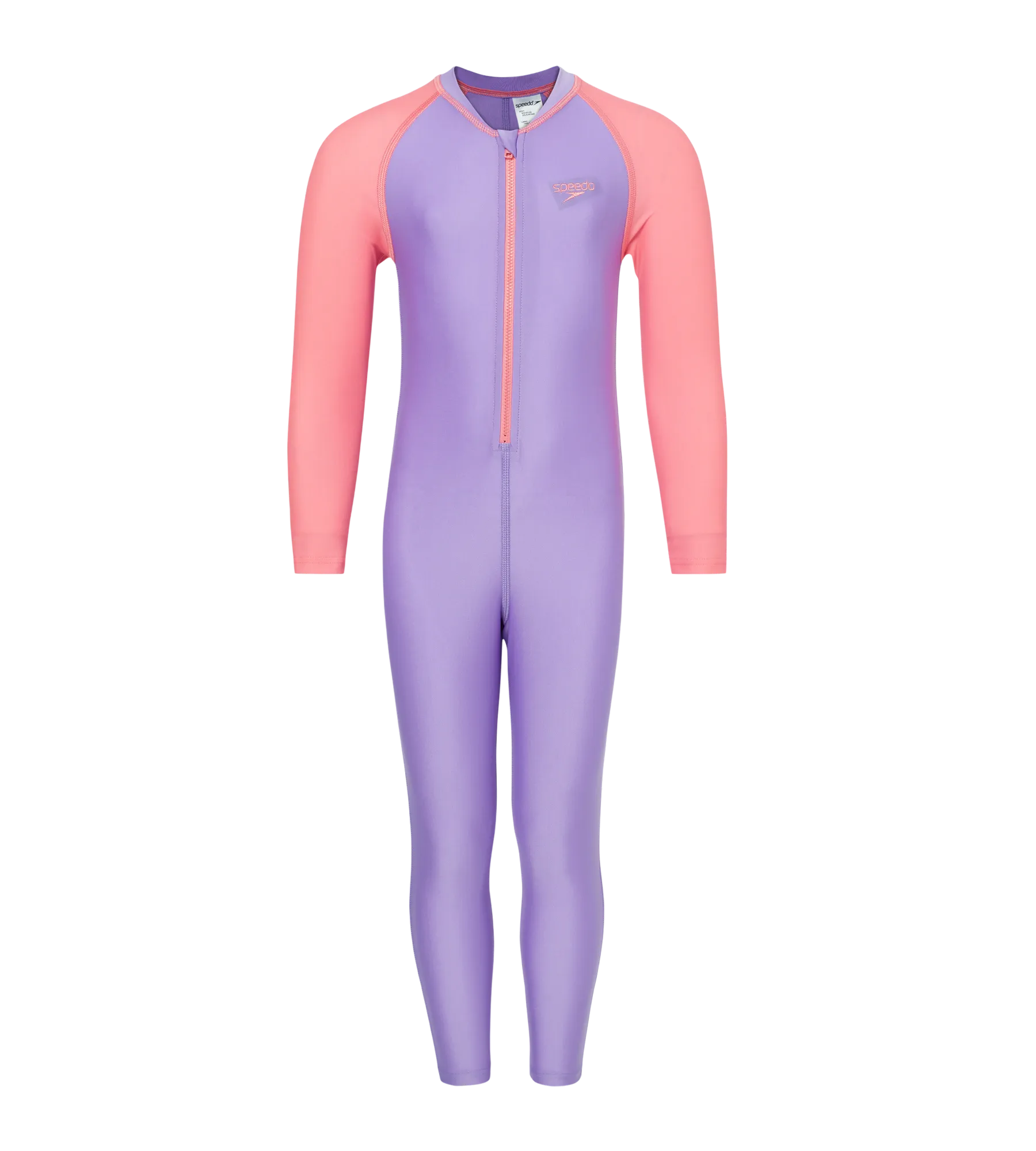 Tots Unisex Endurabrite Colorblock All In One Suit For Boys and Girls - Purple Mist & Pink Lemonade - Image 3