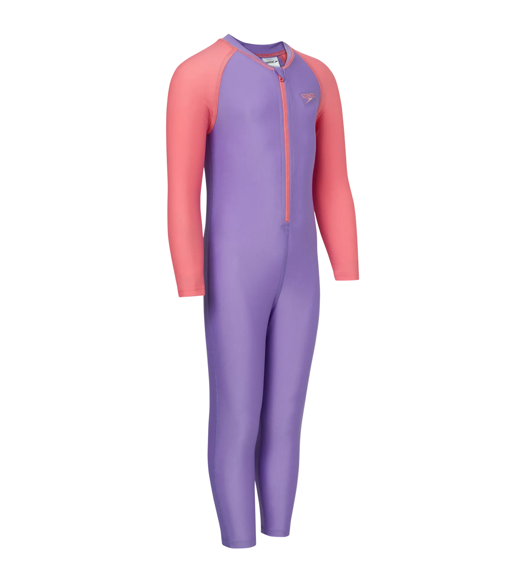 Tots Unisex Endurabrite Colorblock All In One Suit For Boys and Girls - Purple Mist & Pink Lemonade - Image 4
