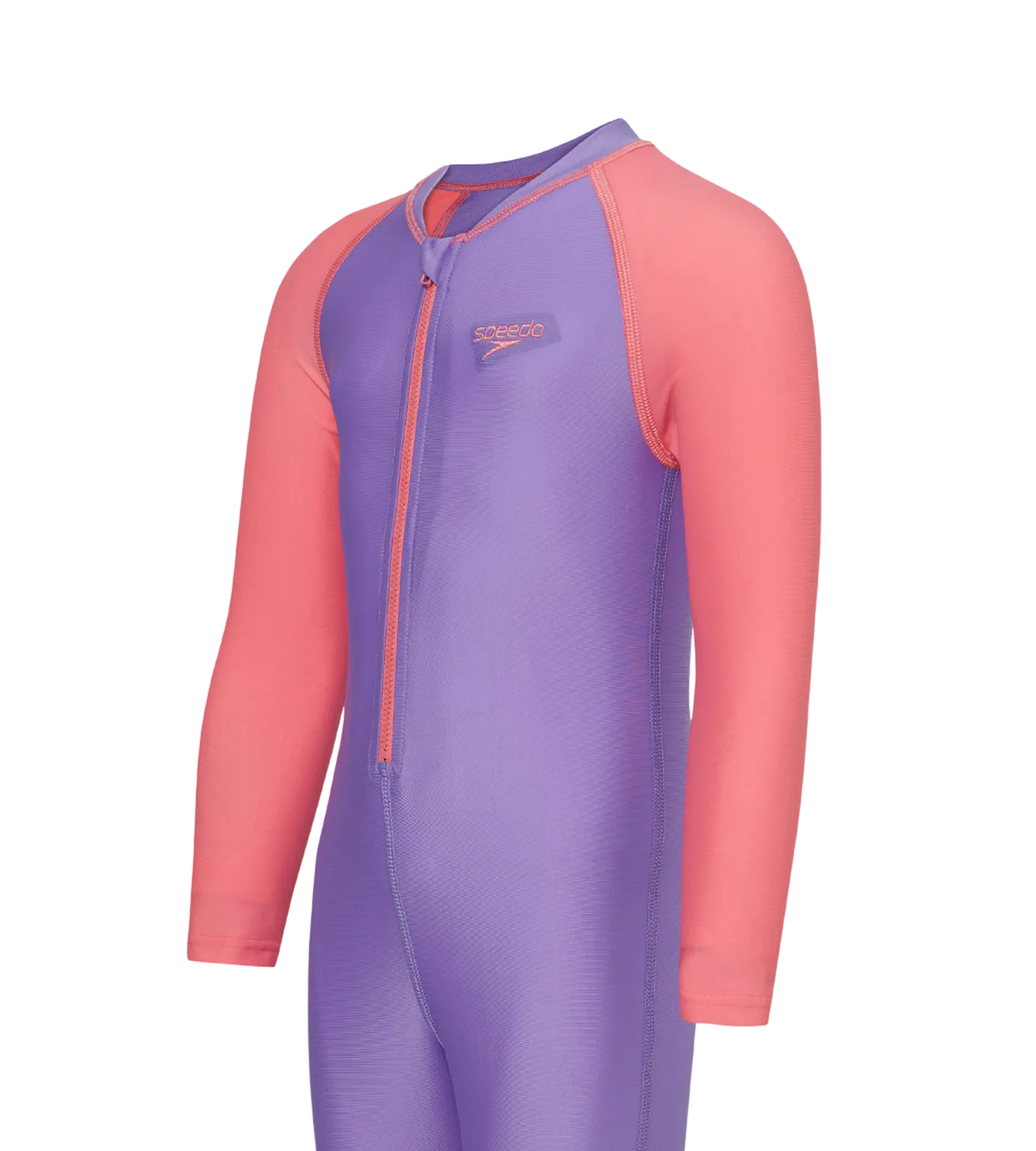 Tots Unisex Endurabrite Colorblock All In One Suit For Boys and Girls - Purple Mist & Pink Lemonade - Image 6
