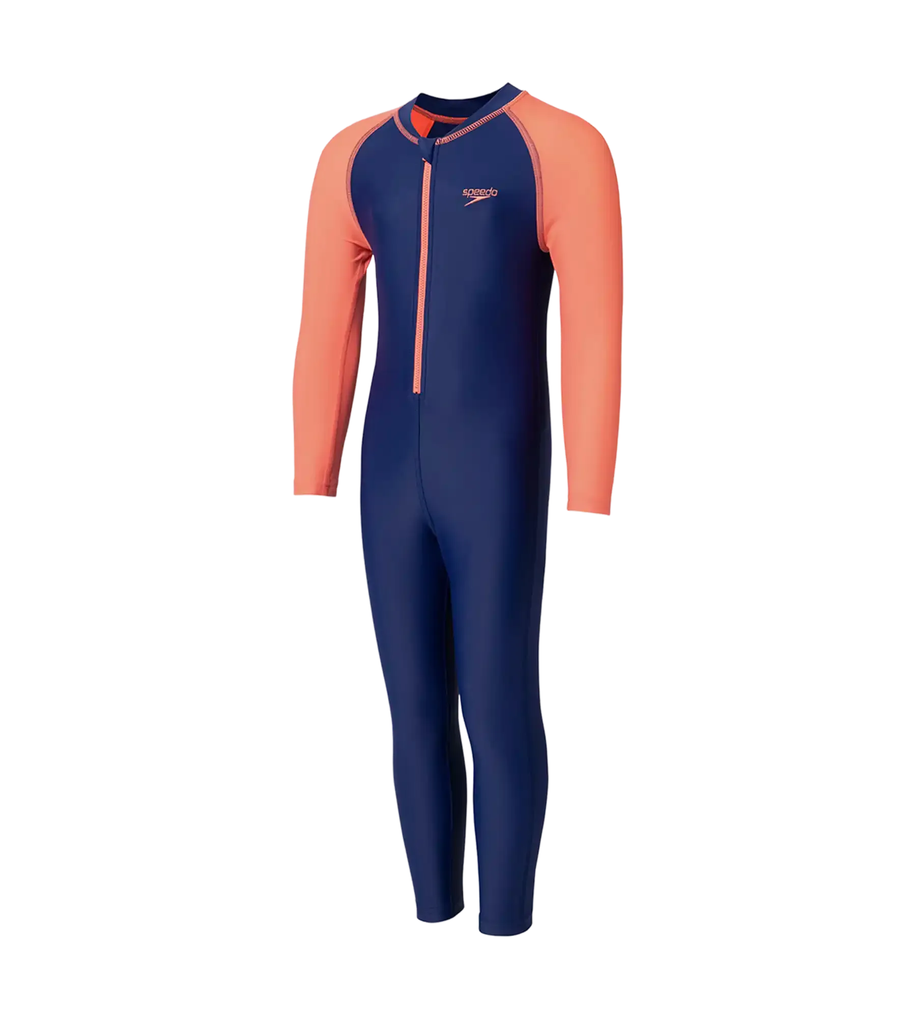 Tots Endurance10 Color Block All In One Full Body Suit For Boys and Girls - Harmony & Coral Sands - Image 3