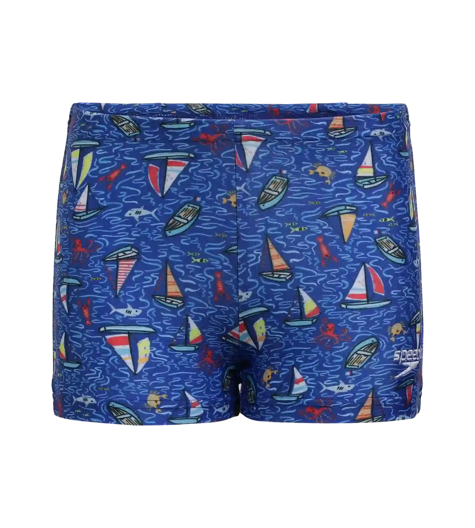 Tots Recycled Endura Brite Digital Print Aquashort For Boys - True Cobalt & Picton Blue - Image 3