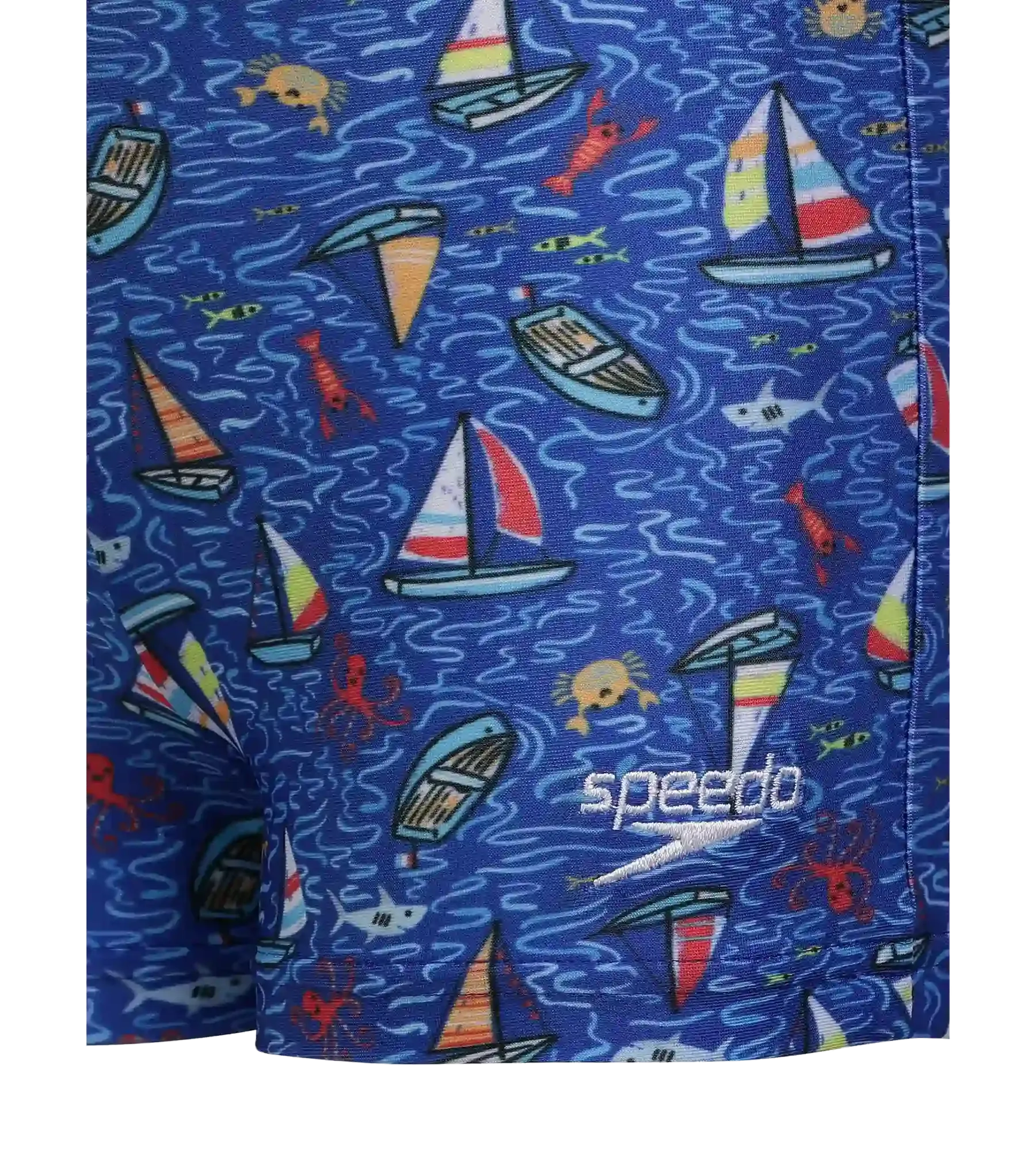 Tots Recycled Endura Brite Digital Print Aquashort For Boys - True Cobalt & Picton Blue - Image 5