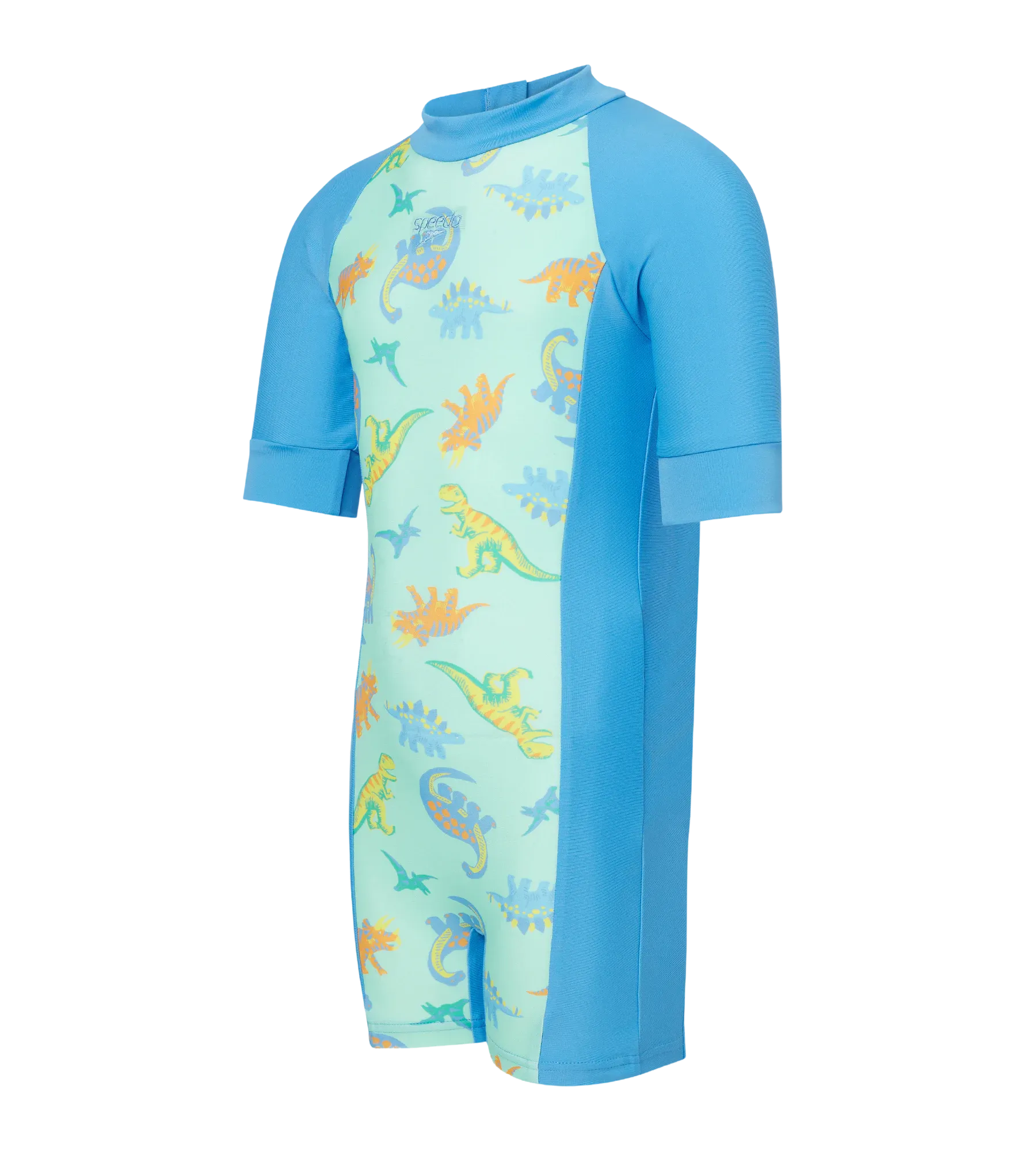 Tots Unisex Endurance10 Printed Essential Legsuit For Boys and Girls - Fish Tank & Periwinkle Blue