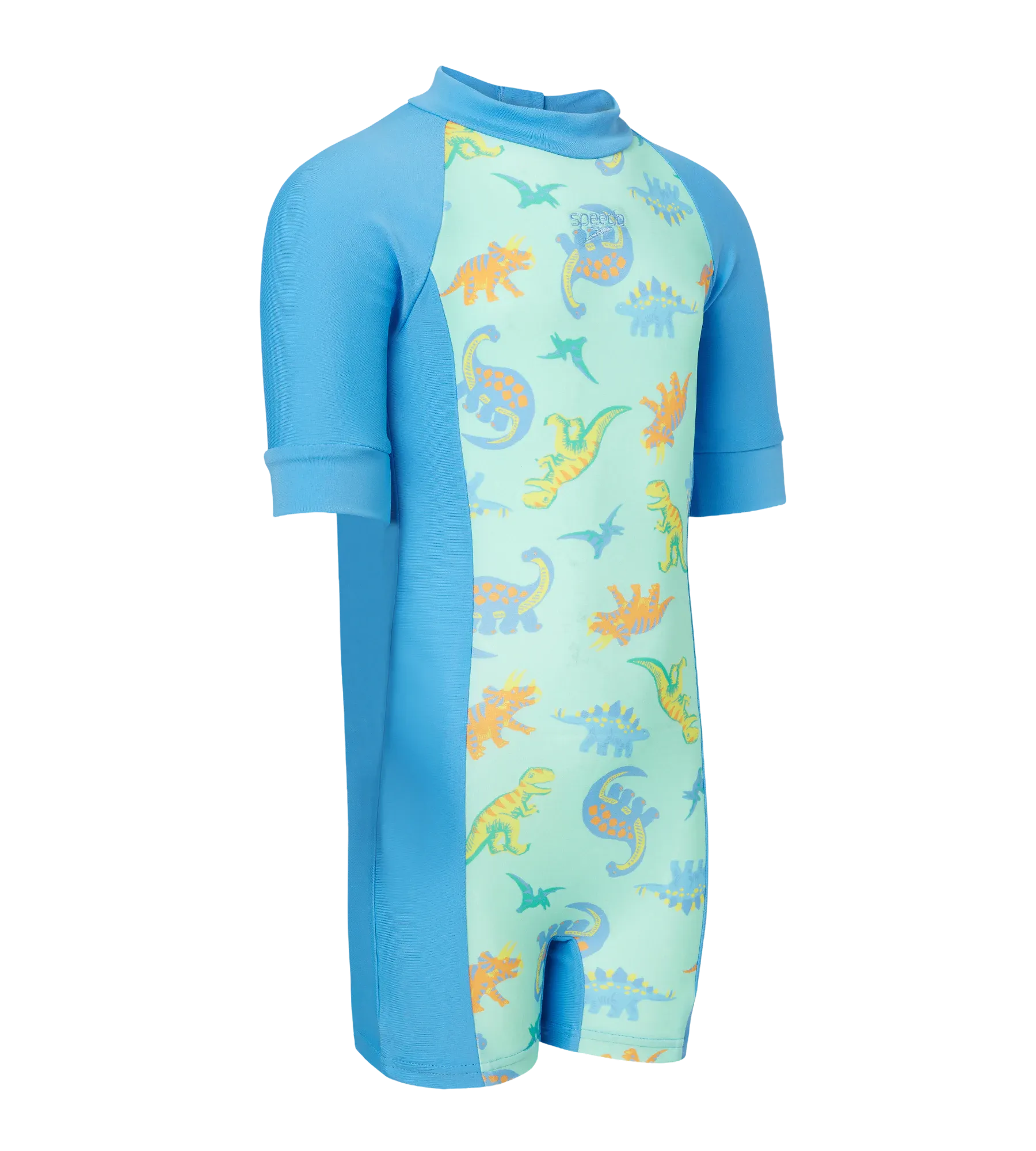 Tots Unisex Endurance10 Printed Essential Legsuit For Boys and Girls - Fish Tank & Periwinkle Blue - Image 4