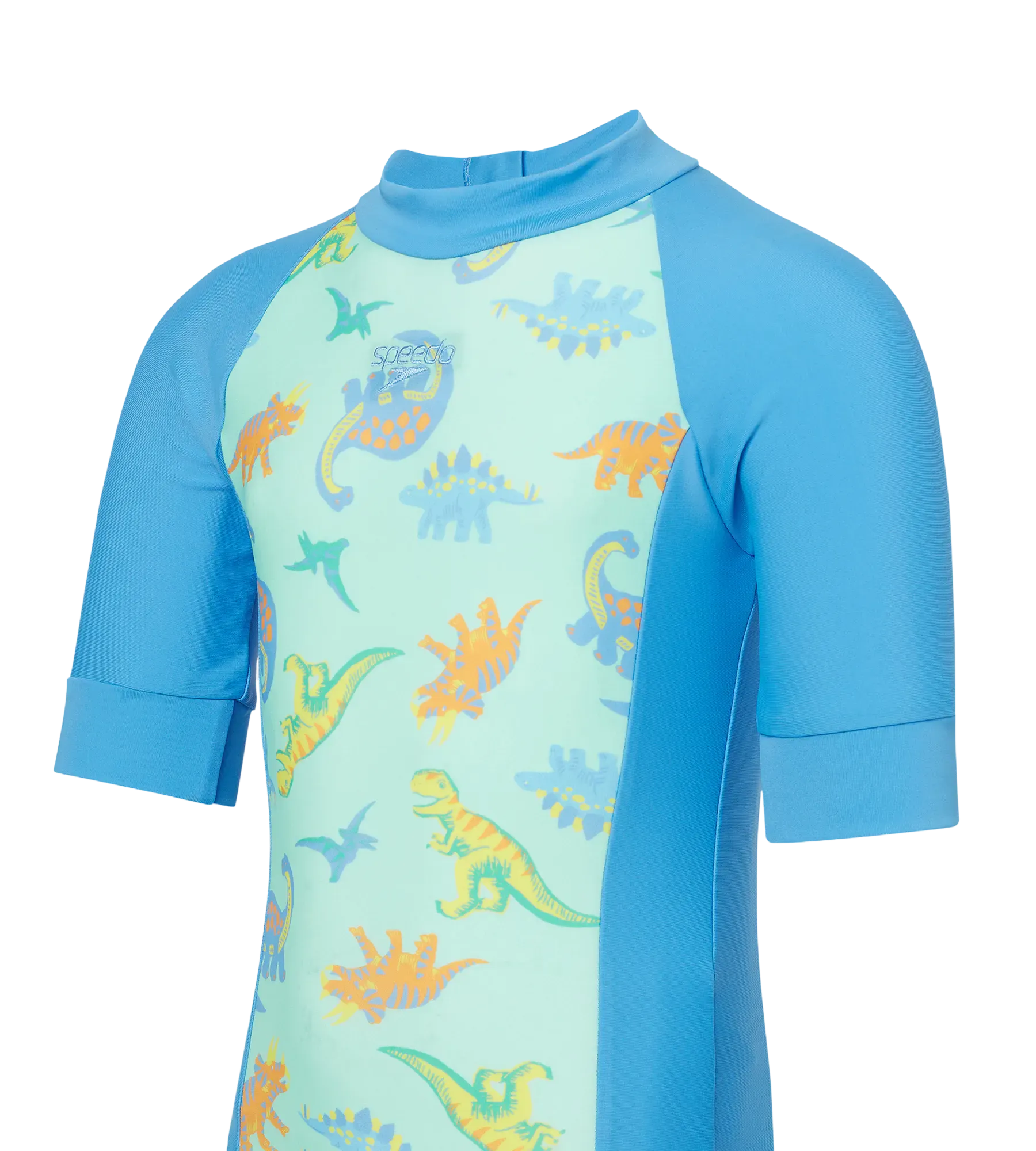 Tots Unisex Endurance10 Printed Essential Legsuit For Boys and Girls - Fish Tank & Periwinkle Blue - Image 6