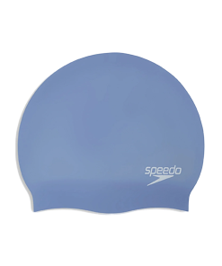 Women's Long Hair Silicone Swim Caps - Blue