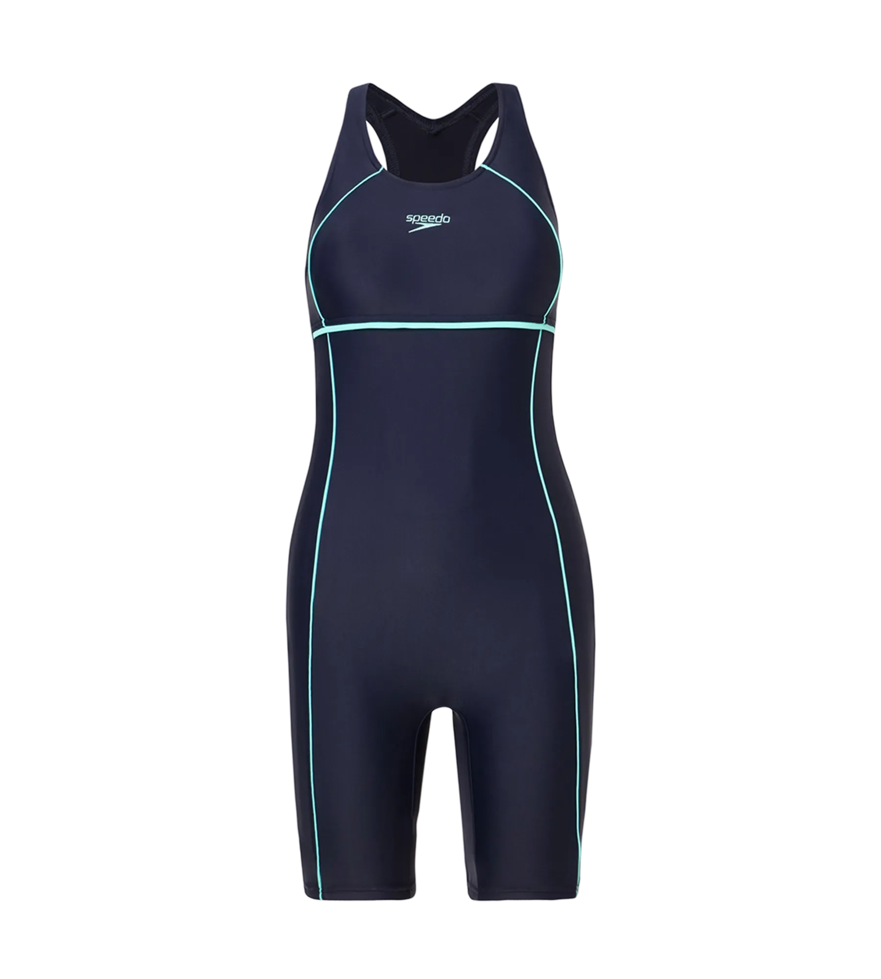 Women's Endurance10 Classic Racerback Legsuit - True Navy & Arctic Glass - Image 13
