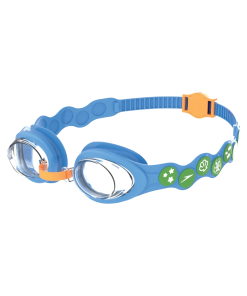 Unisex Kids Sea Squad Spot Tint-Lens Swim Goggles For Tot's (Age Range -  6-14 Years) - Blue & Green