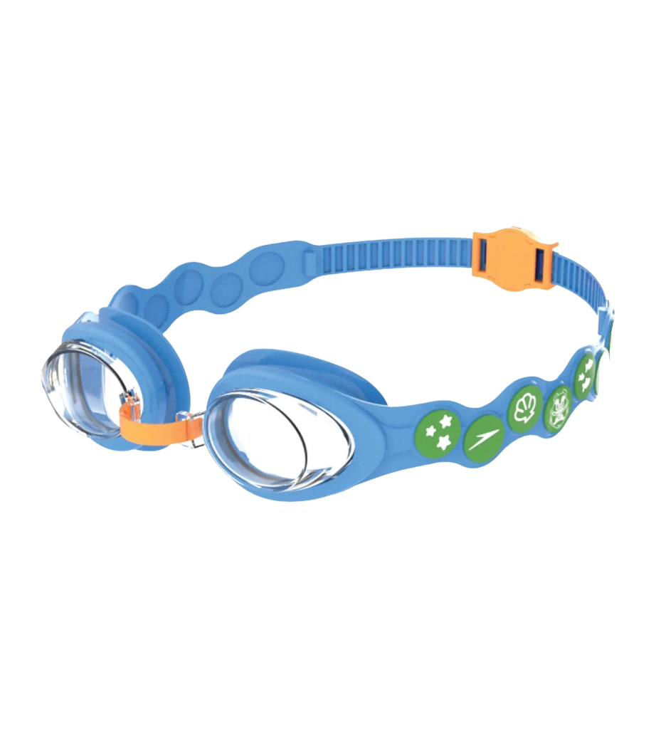 Unisex Kids Sea Squad Spot Tint-Lens Swim Goggles For Tot's (Age Range -  6-14 Years) - Blue & Green