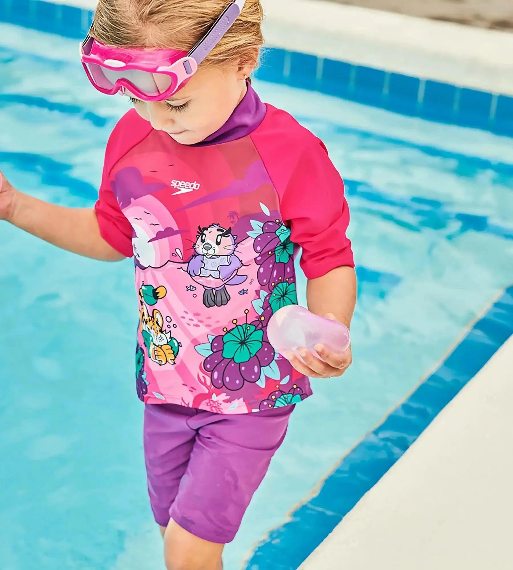 Unisex Kids Sea Squad Mask Tint-Lens Swim Goggles For Tot's (Age Range - 2-6 Years) - Pink - Image 6
