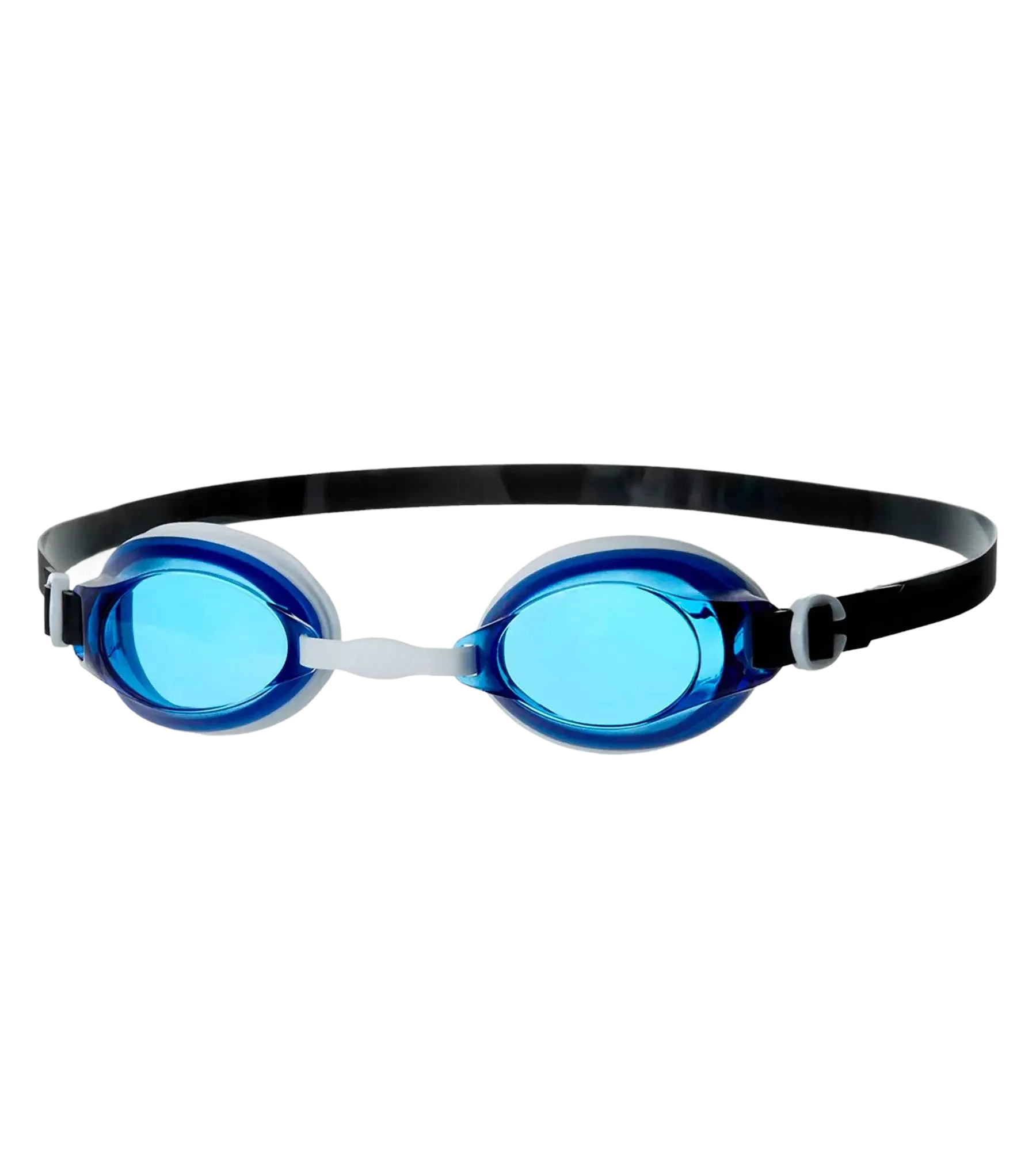 Unisex Adult Jet Tint-Lens Swim Goggles - Blue & White - Image 9