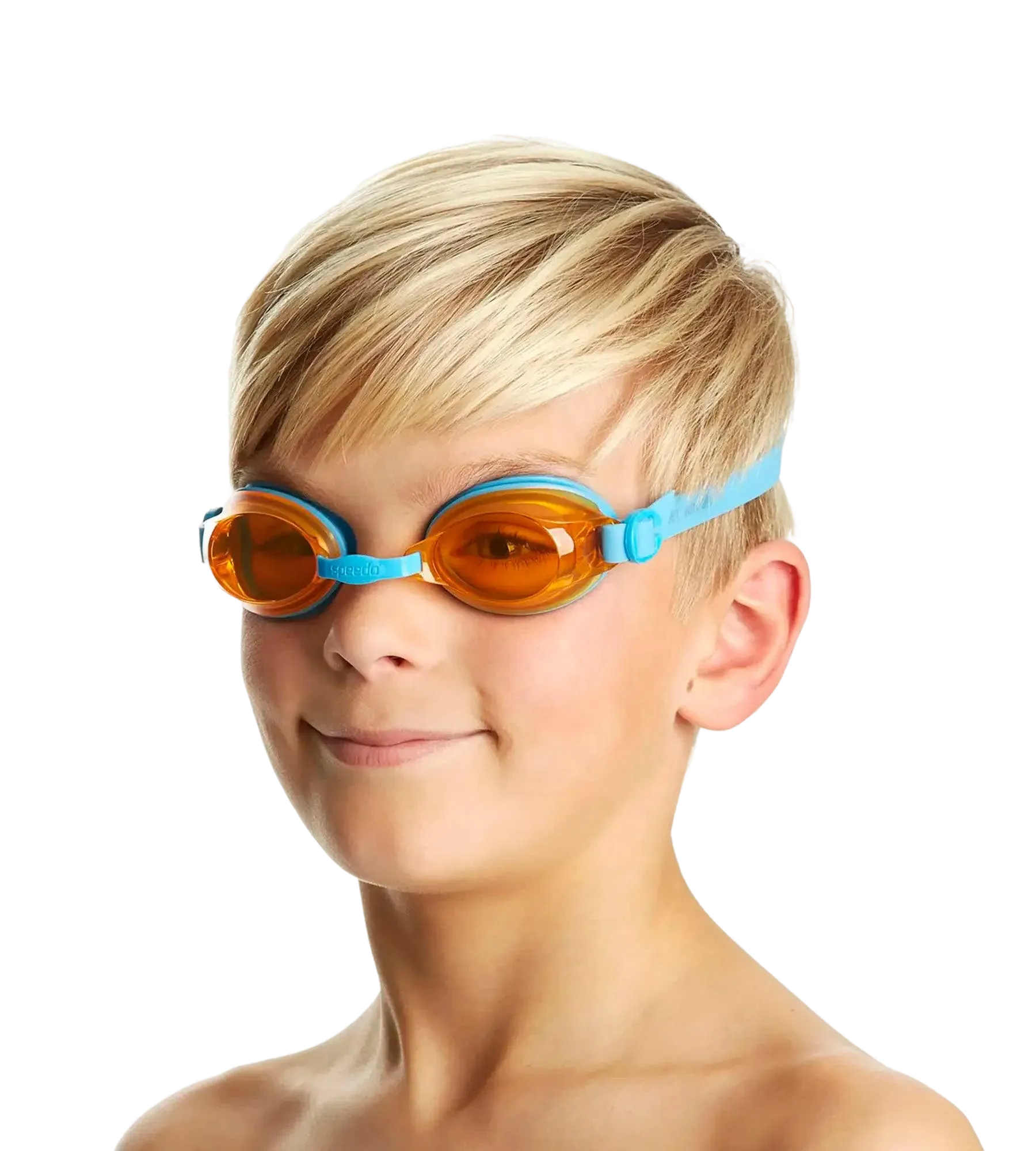 Unisex Kids Jet Tint-Lens Goggles (Age Range - 6-14 Years) - Blue & Orange - Image 9