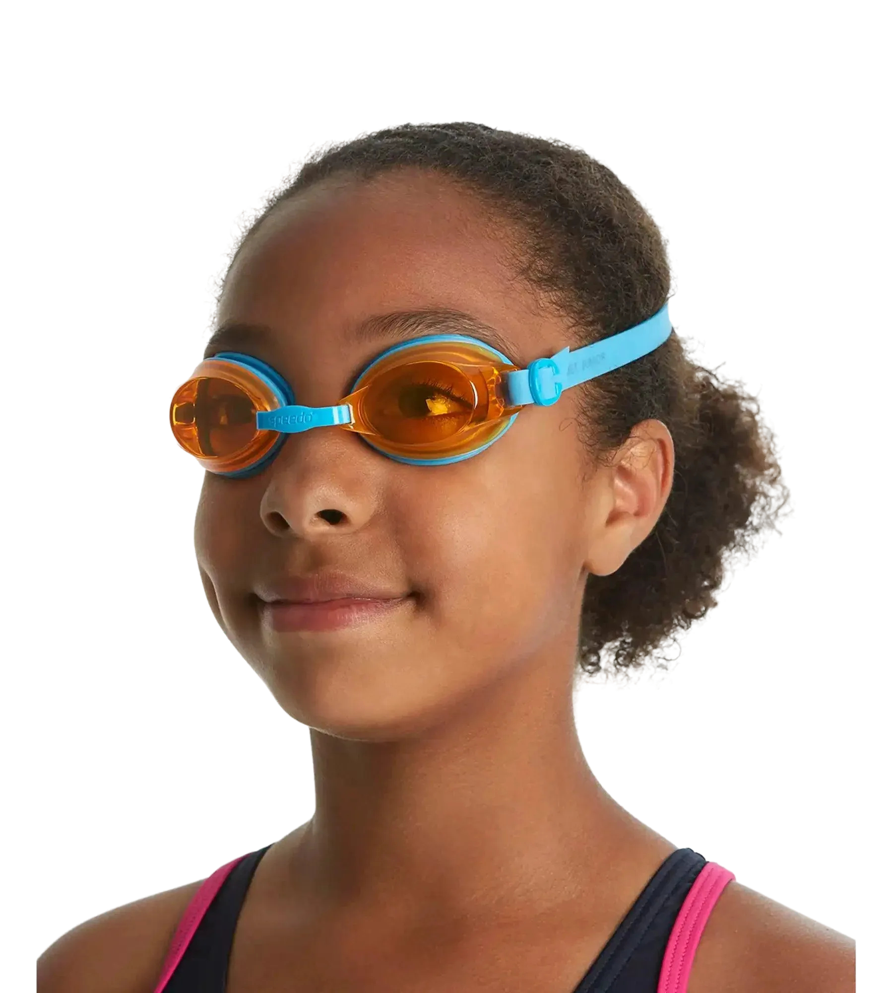 Unisex Kids Jet Tint-Lens Goggles (Age Range - 6-14 Years) - Blue & Orange - Image 10